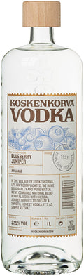 Koskenkorva Vodka BLUEBERRY JUNIPER Flavoured 37,5% Vol. 1l — Piscosaveur