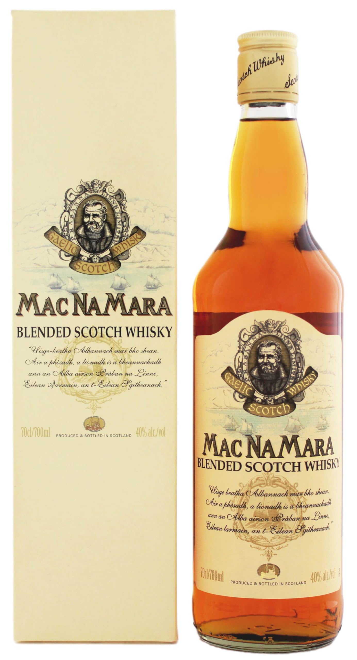 Gaelic Whisky MACNAMARA Classic Blended Scotch Whisky 40% Vol. 0,7l en — Piscosaveur