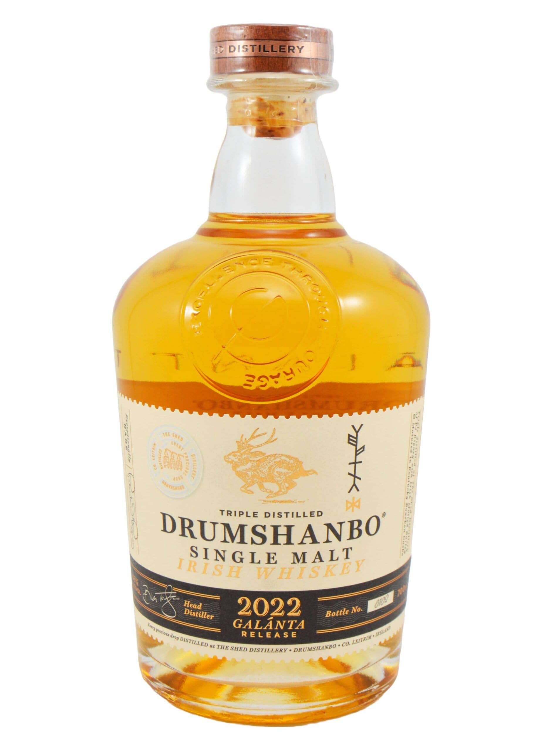 Drumshanbo Single Malt Irish Whiskey GALÁNTA Release 2021 46% Vol. 0,7 — Piscosaveur