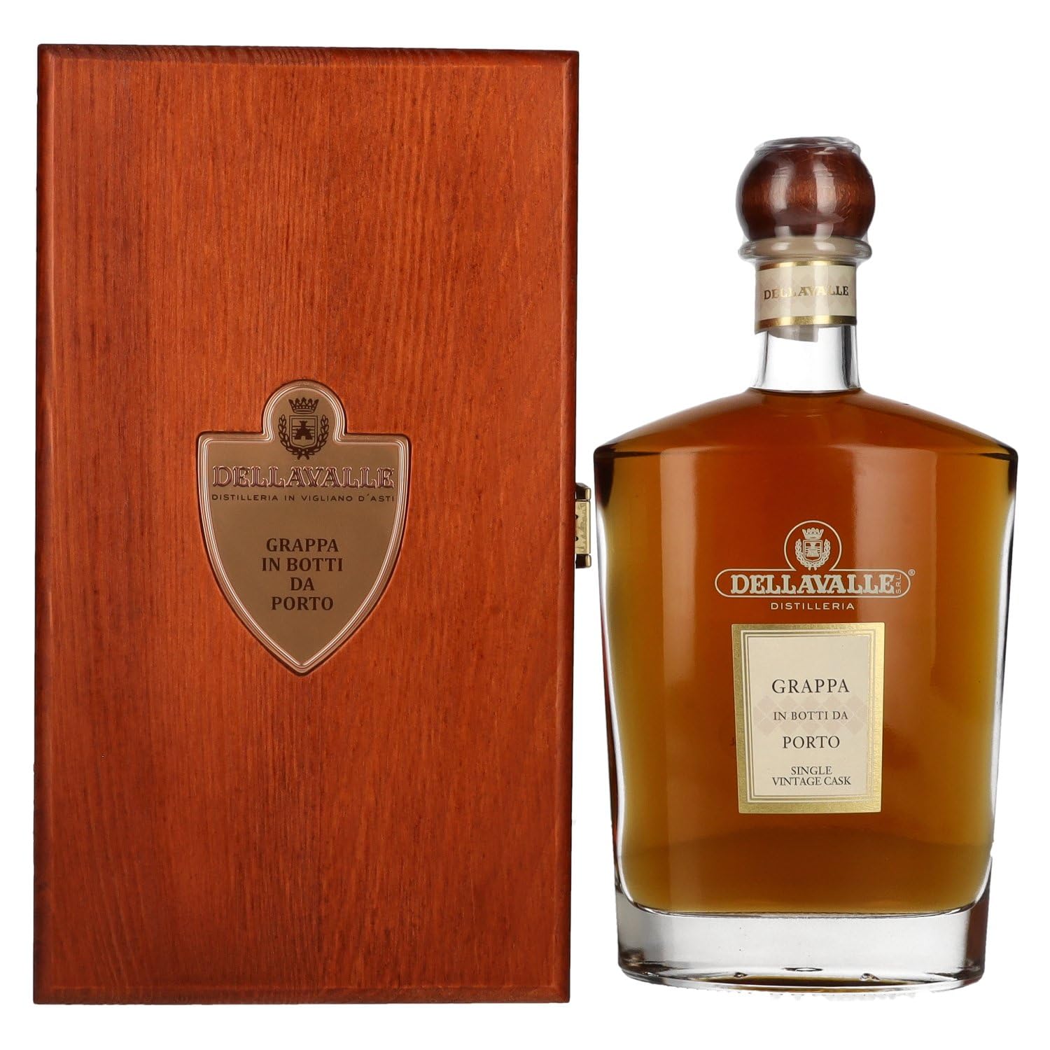 Dellavalle Grappa In Botti Da PORTO Single Vintage Cask 42% Vol. 0,7l  — Piscosaveur