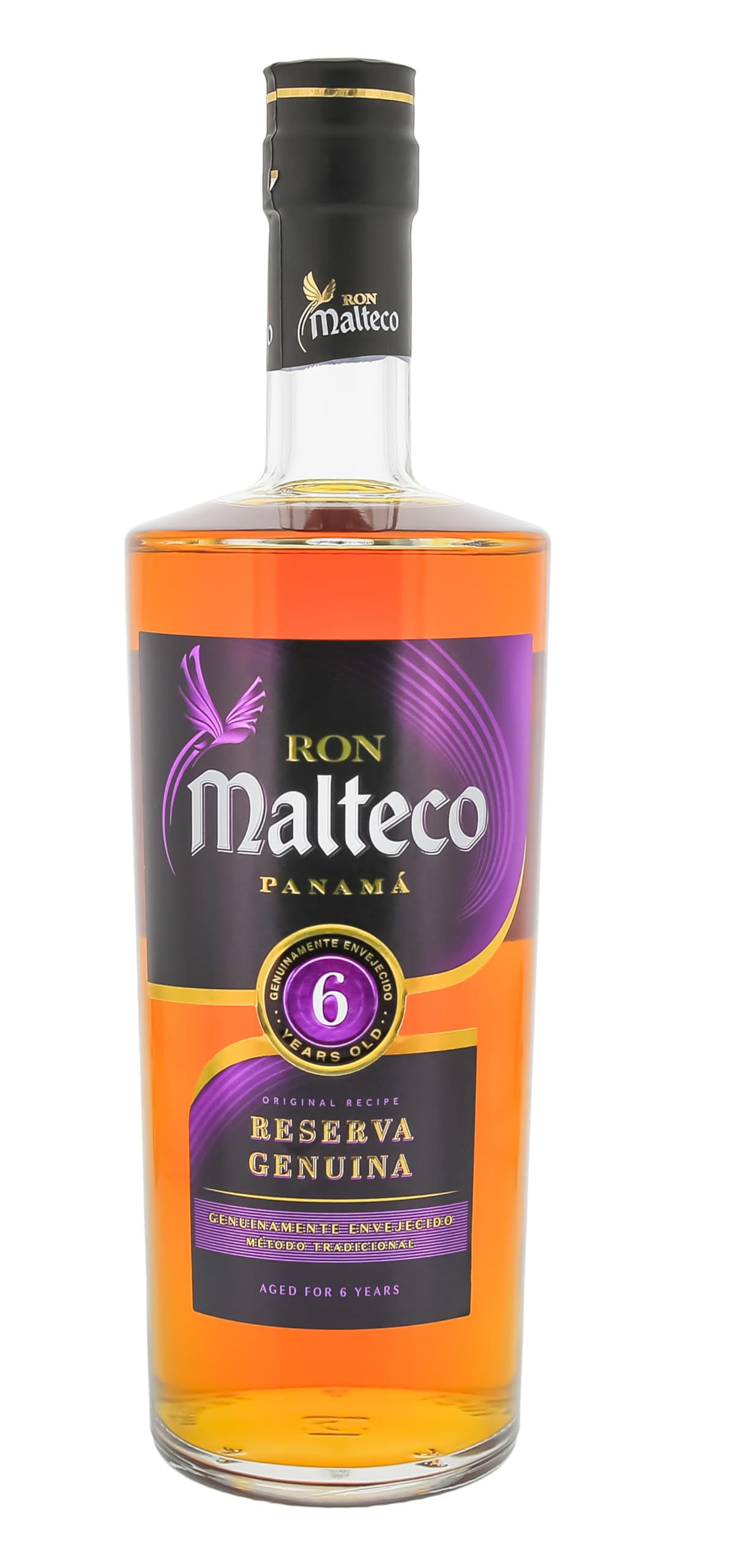 Ron Malteco Panamá 6 Años Reserva Genuina 40% Vol. 0,7l — Piscosaveur