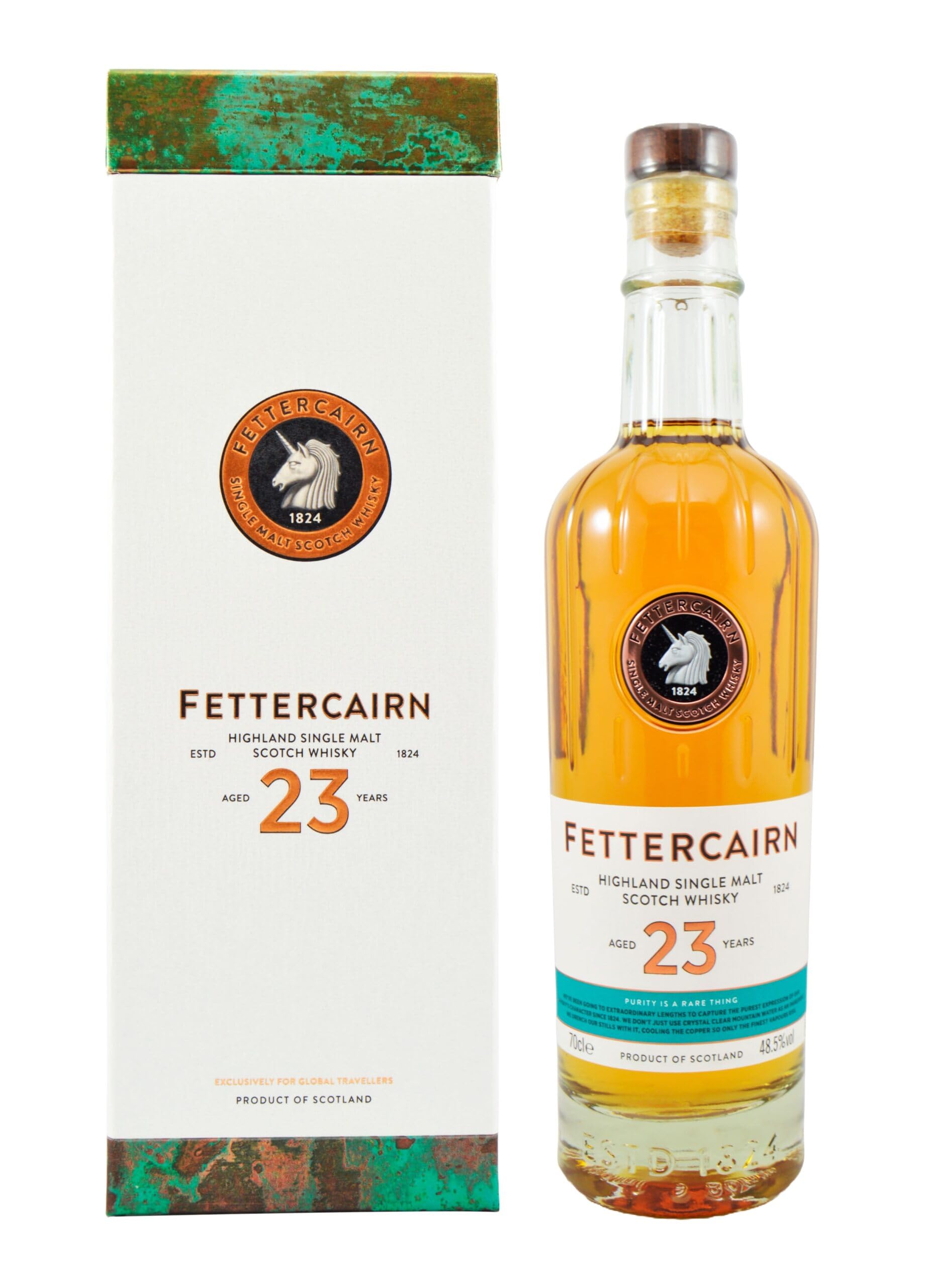 Fettercairn 23 Years Old Highland Single Malt Scotch Whisky 48,5% Vol. — Piscosaveur