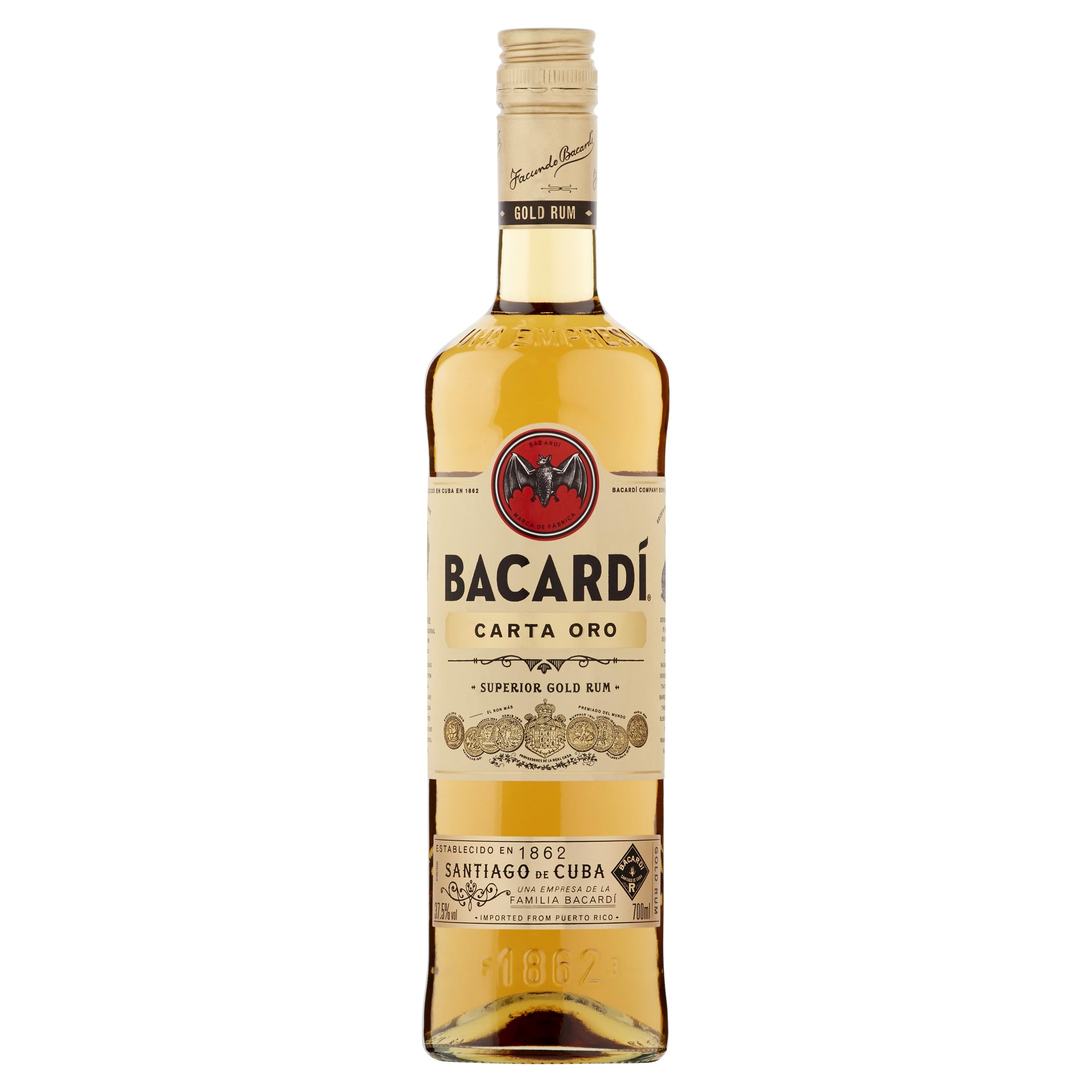 Bacardi Carta Oro 37,5% Vol. 0,7l