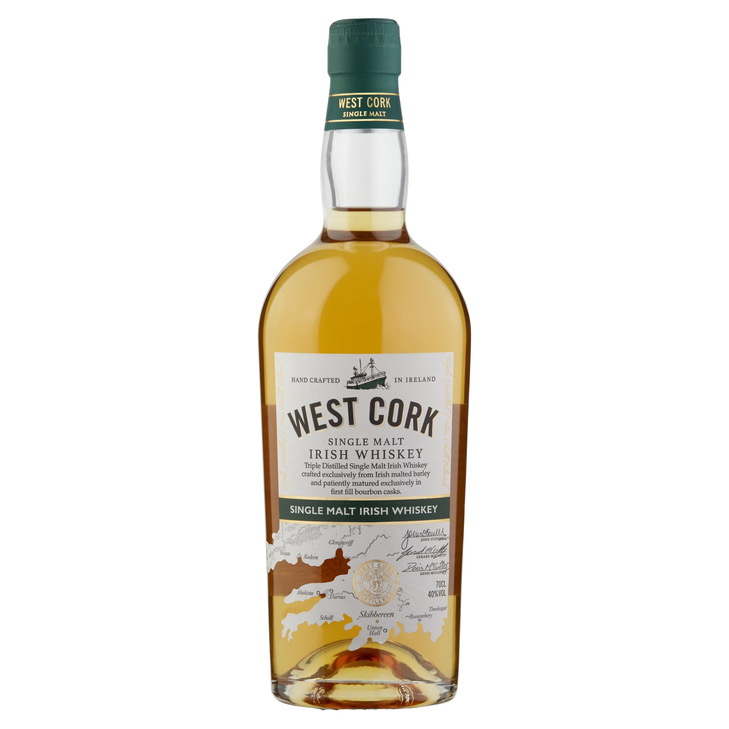 West Cork Single Malt Irish Whiskey 40% Vol. 0,7l