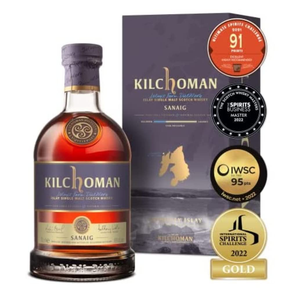 Kilchoman SANAIG Islay Single Malt Scotch Whisky 46% Vol. 0,7l en boît — Piscosaveur