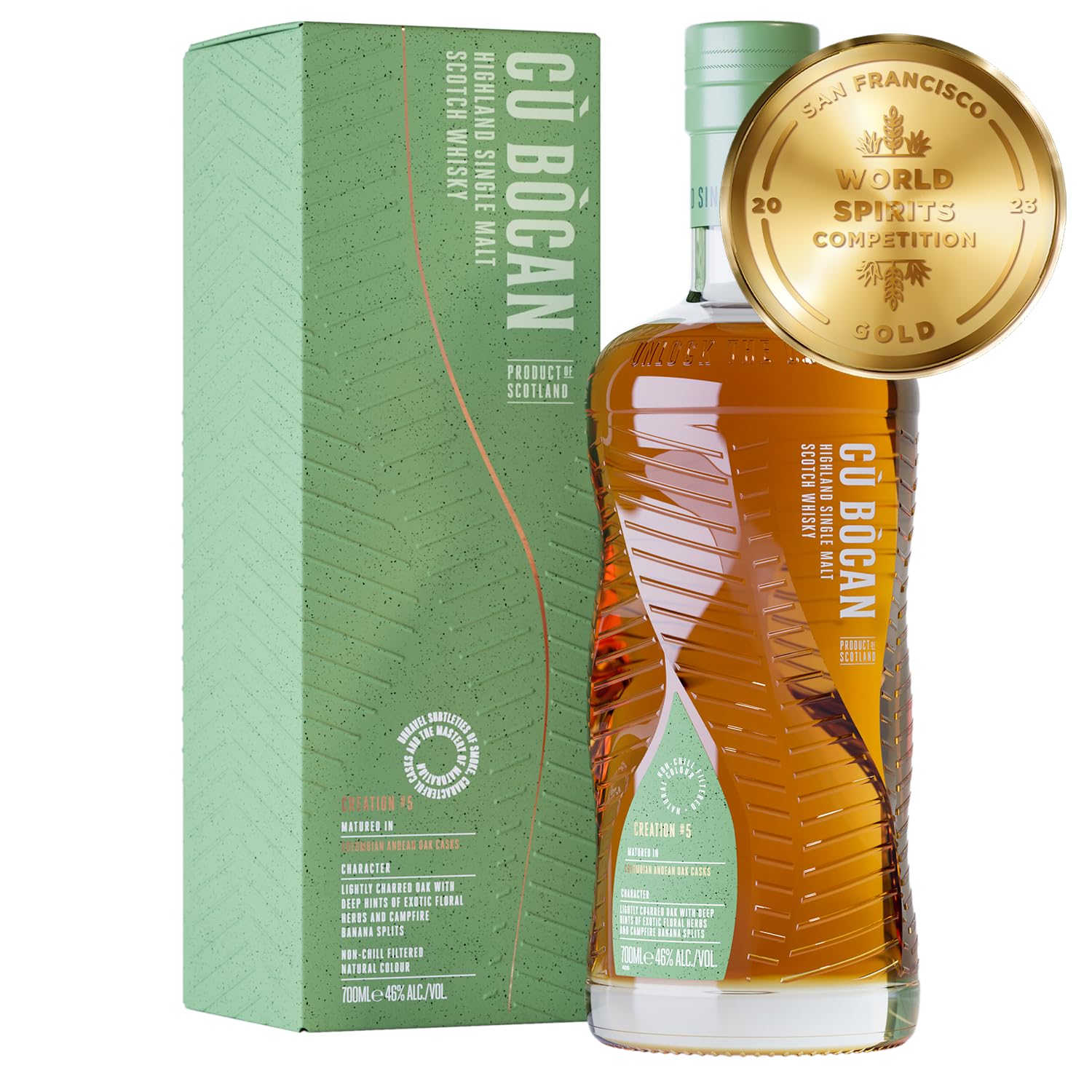 Tomatin CÙ BÒCAN Creation #5 Highland Single Malt 46% Vol. 0,7l en boî — Piscosaveur