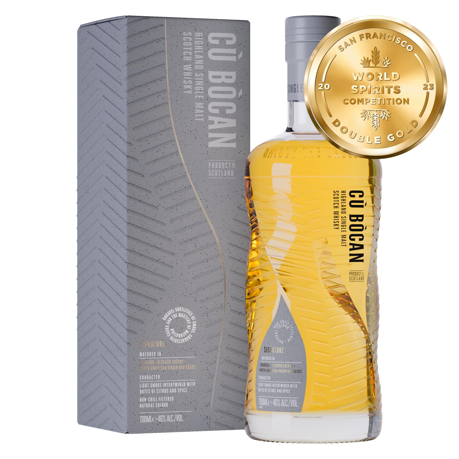 Tomatin CÙ BÒCAN SIGNATURE Highland Single Malt 46% Vol. 0,7l en boîte cadeau