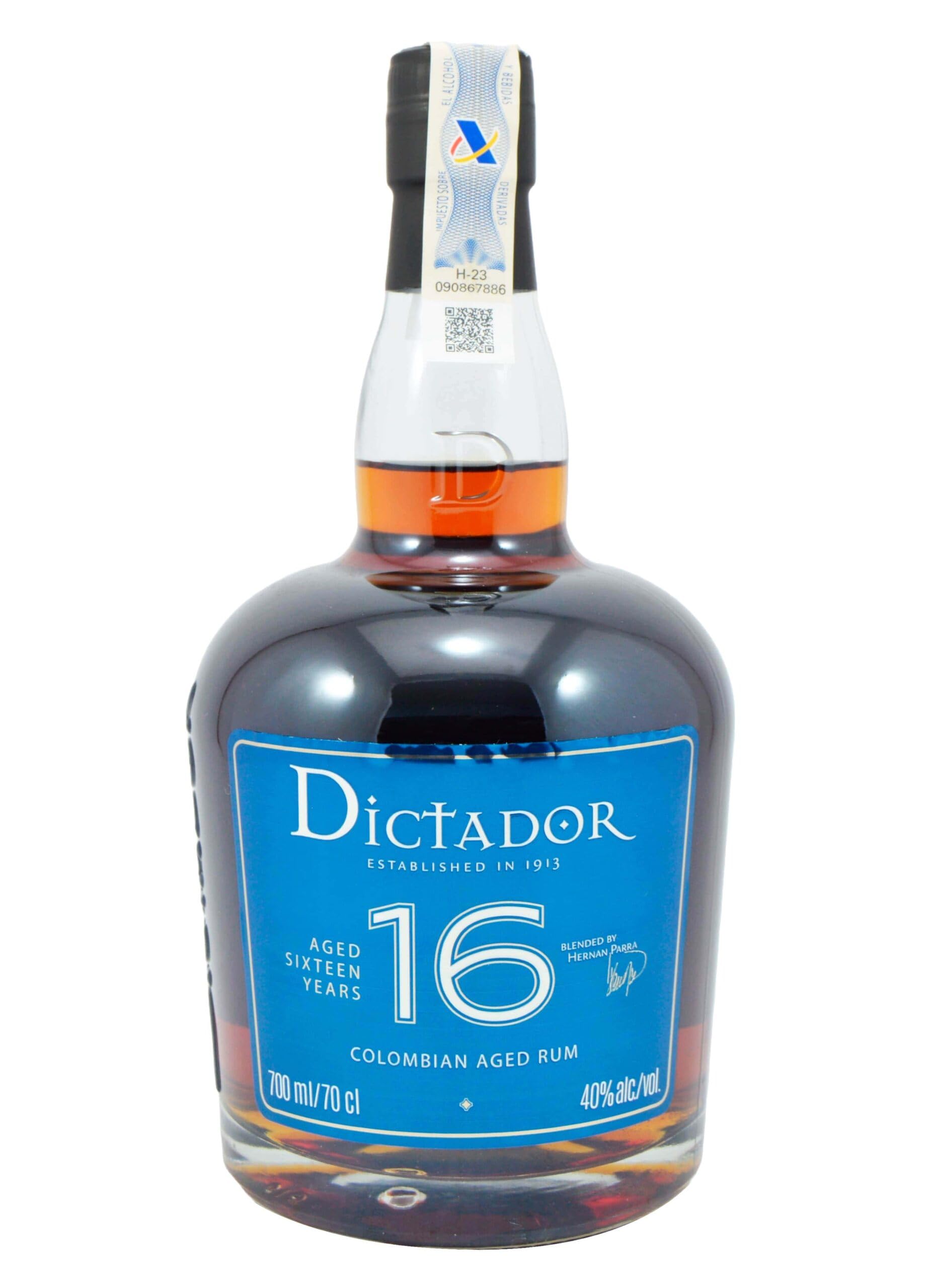 Dictador 16 Years Old COLOMBIAN AGED Rum 40% Vol. 0,7l — Piscosaveur