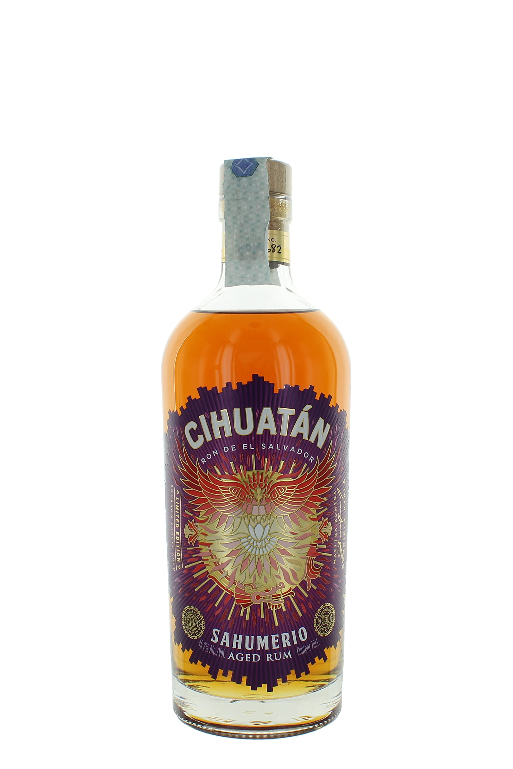 Cihuatán SAHUMERIO Rum Limited Edition 45,2% Vol. 0,7l en boîte cadeau — Piscosaveur