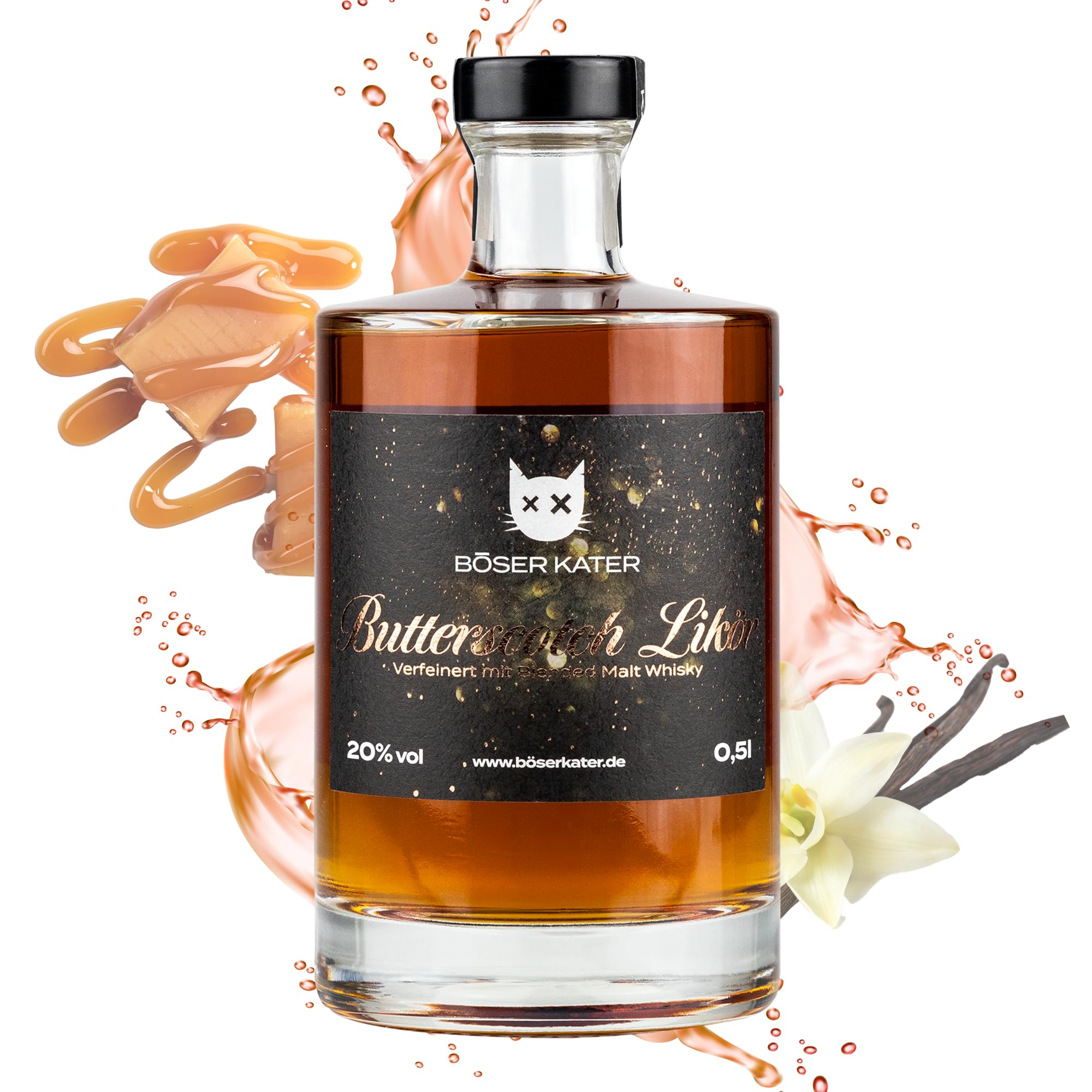 BÖSER KATER Butterscotch Likör 20% Vol. 0,5l — Piscosaveur