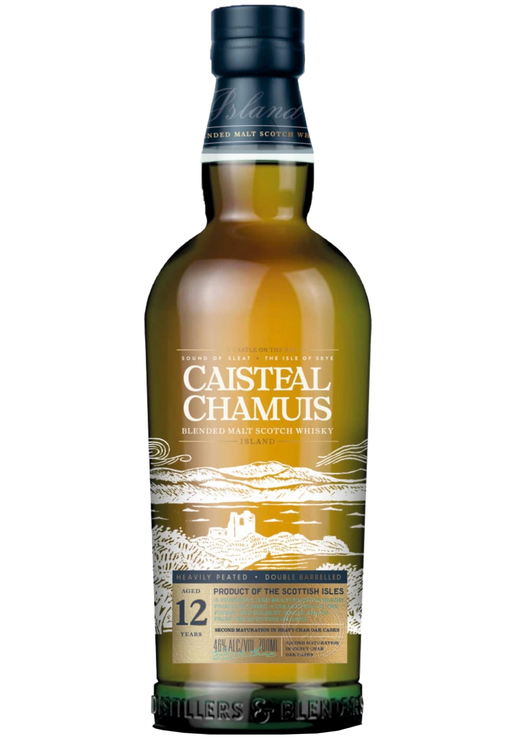 Caisteal Chamuis 12 Years Old Sherry Casks Heavily Peated Blended Malt — Piscosaveur