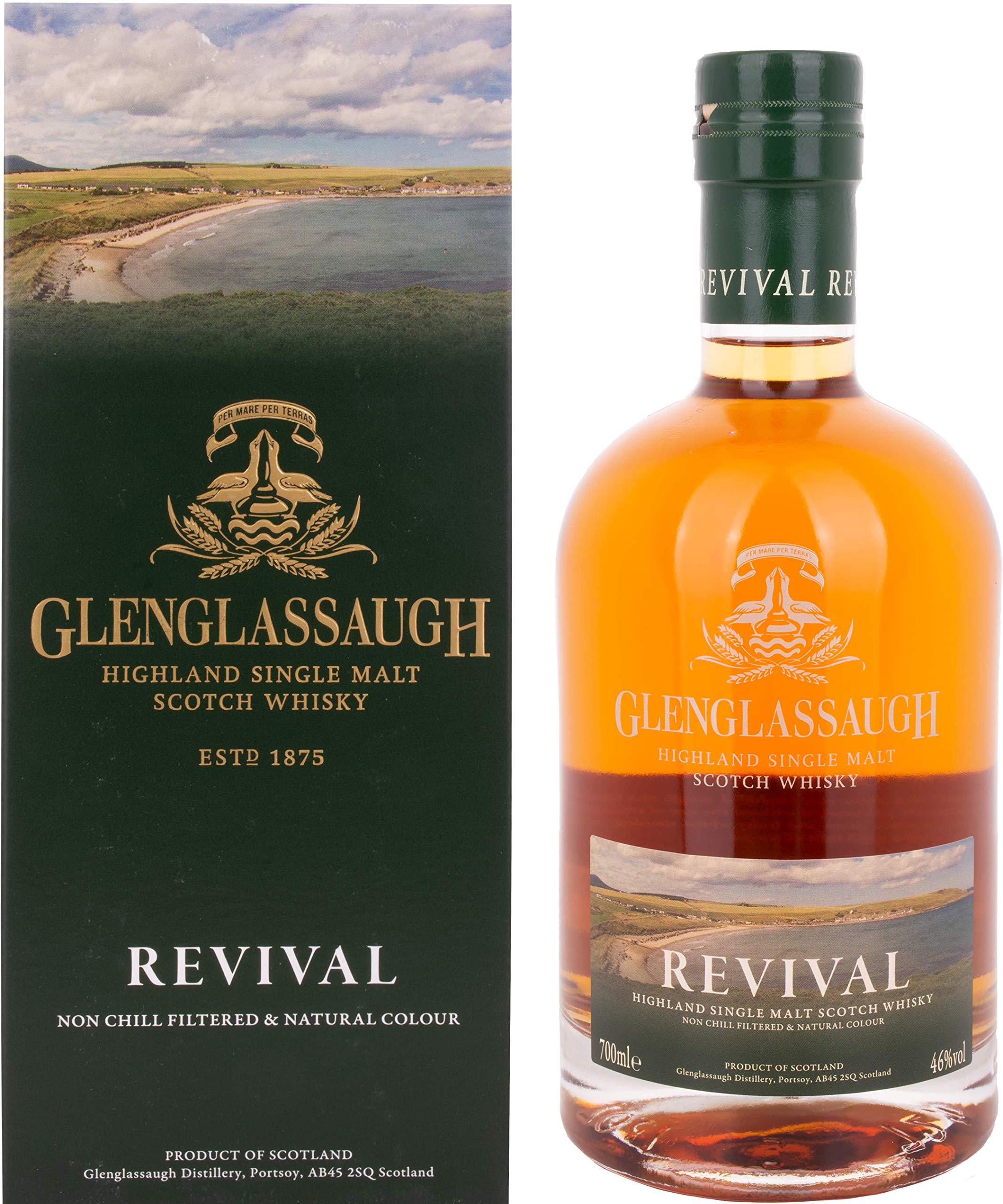 Glenglassaugh REVIVAL Highland Single Malt Scotch Whisky 46% Vol. 0,7l — Piscosaveur