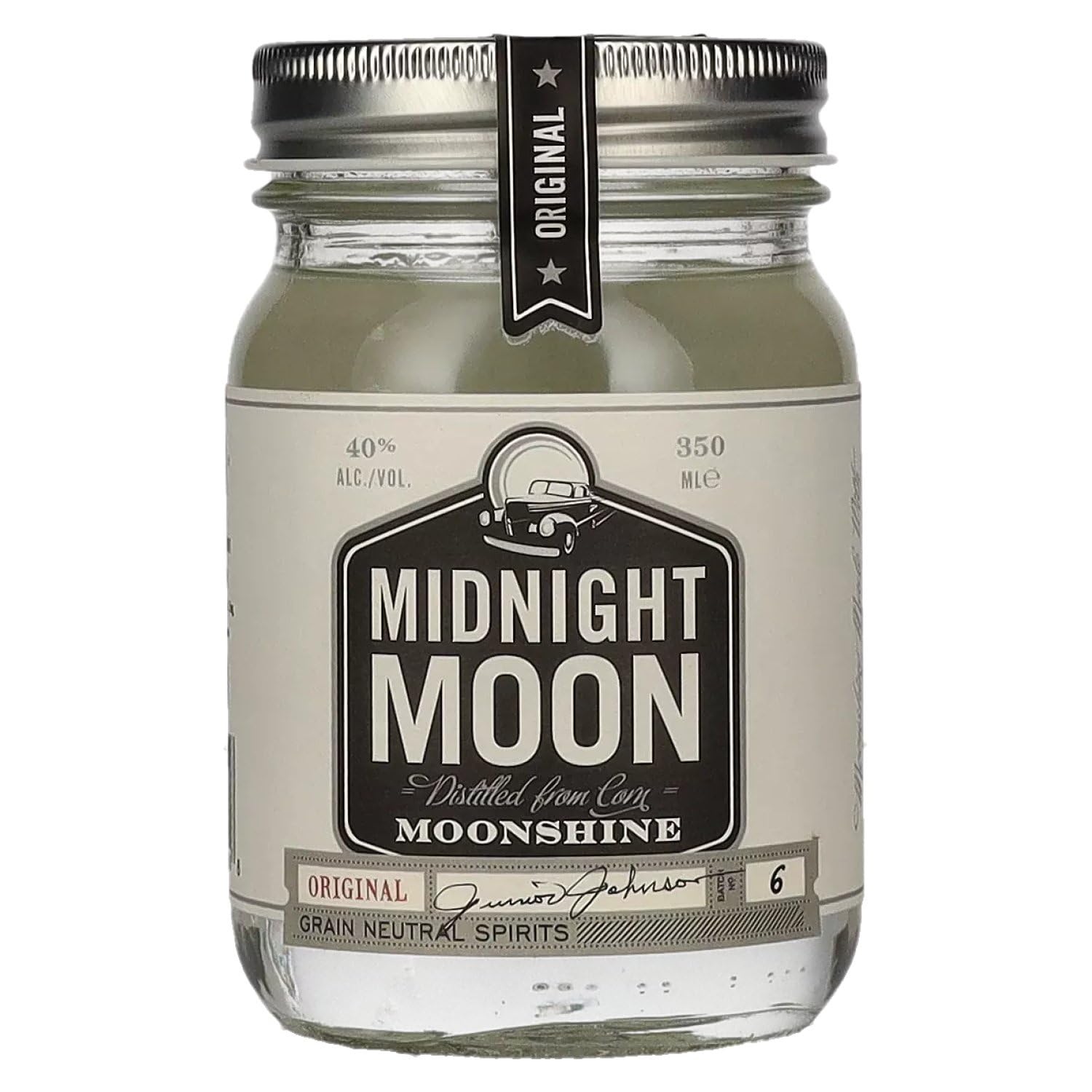 Midnight Moon Moonshine ORIGINAL Getreidebrand 40% Vol. 0,35l — Piscosaveur