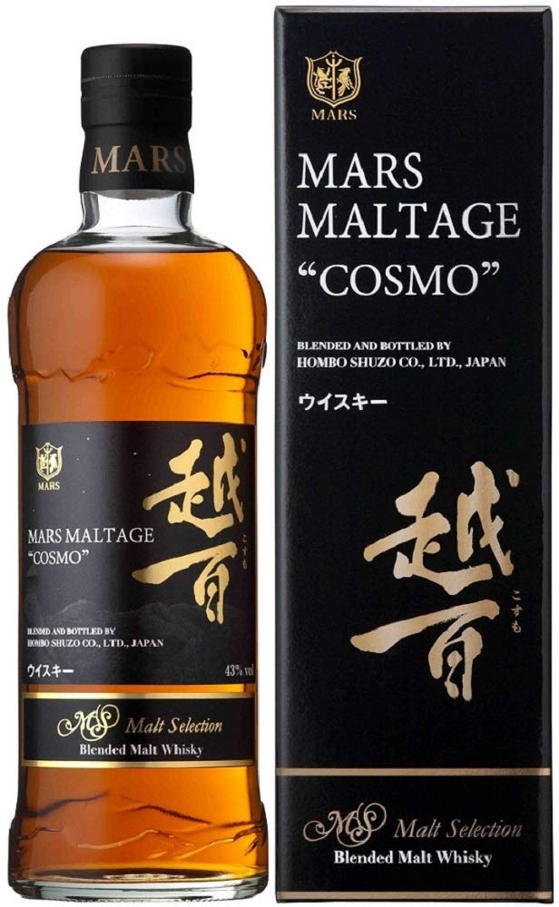 Mars Maltage COSMO Malt Selection Blended Malt Japanese Whisky 43% Vol — Piscosaveur