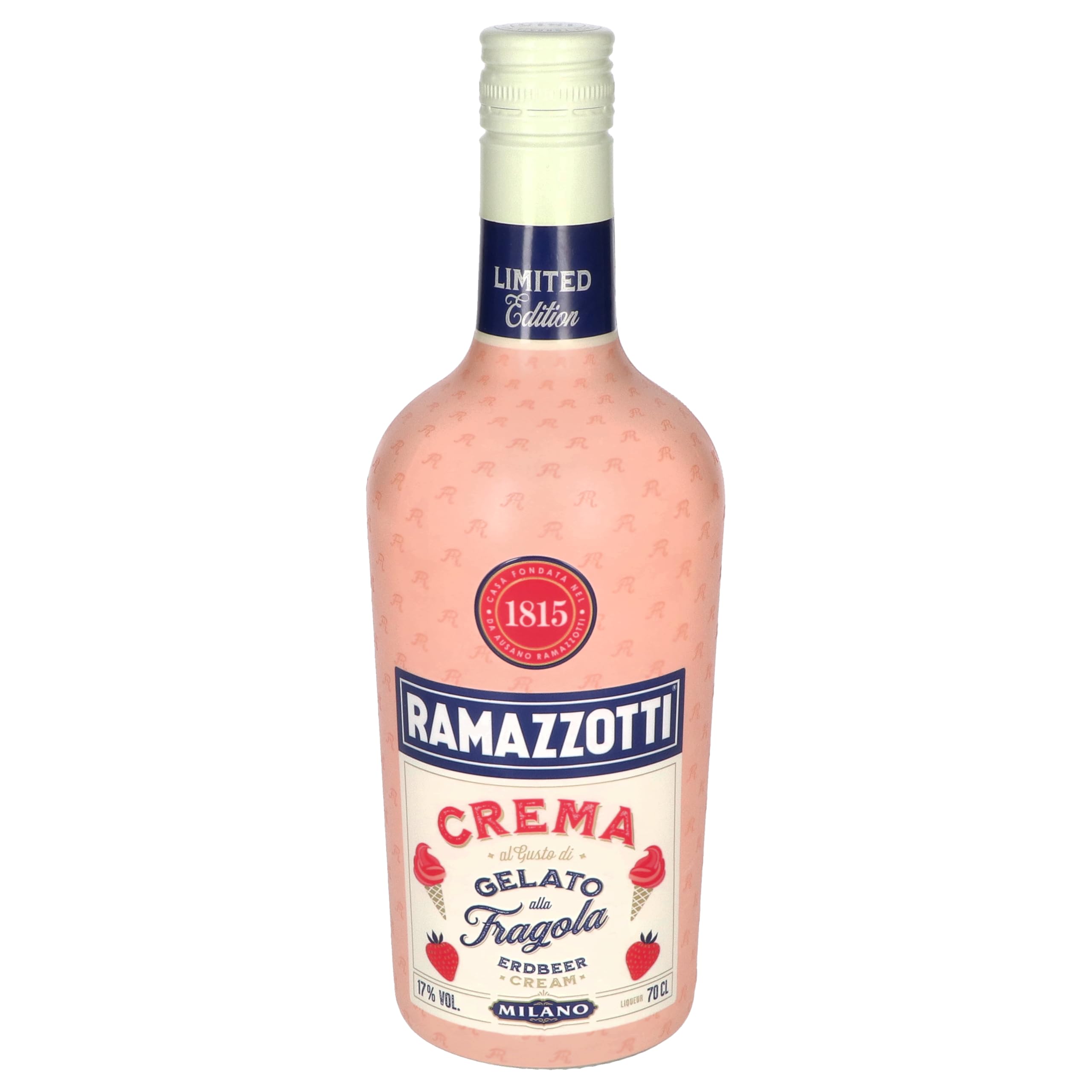 Ramazzotti Crema al Gusto di Gelato alla Fragola Limited Edition 17% V — Piscosaveur