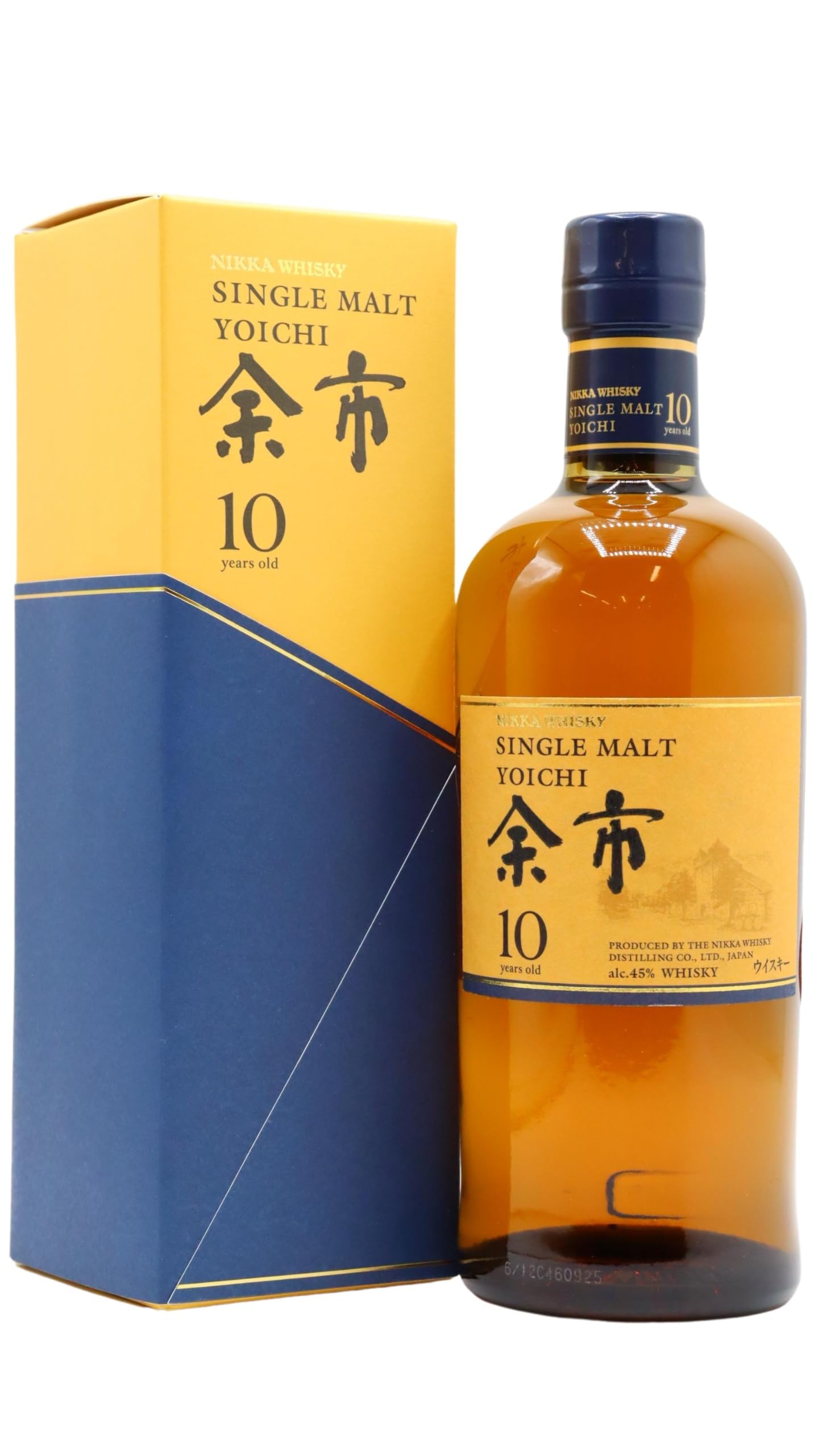 Nikka 10 Years Old Yoichi Single Malt Whisky 45% Vol. 0,7l en boîte ca — Piscosaveur