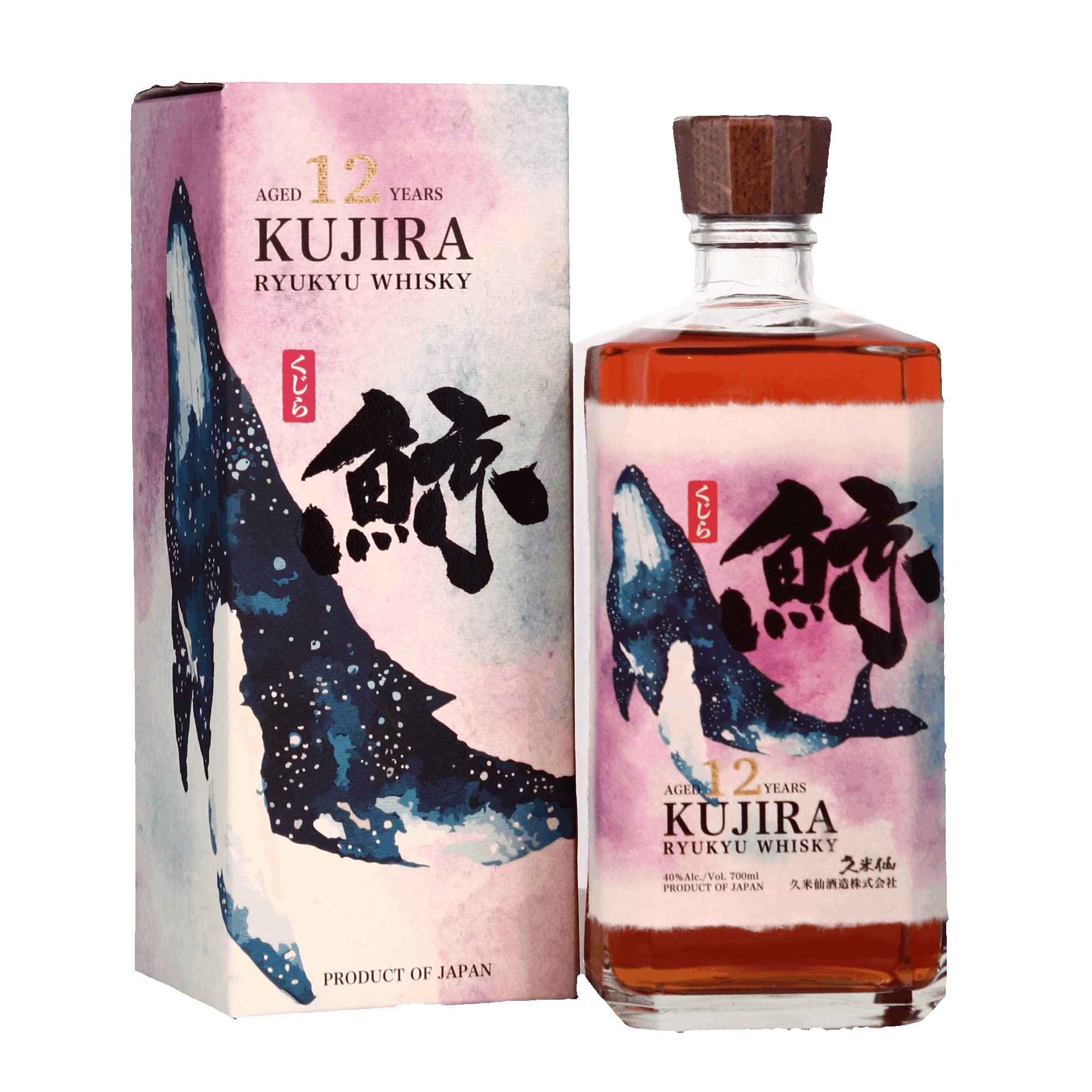 Kujira Ryukyu 12 Years Old SHERRY CASK Whisky 40% Vol. 0,7l en boîte c — Piscosaveur