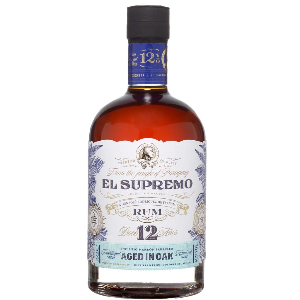 El Supremo 12 Year Old OAK CASK Rum 40% Vol. 0,7l — Piscosaveur
