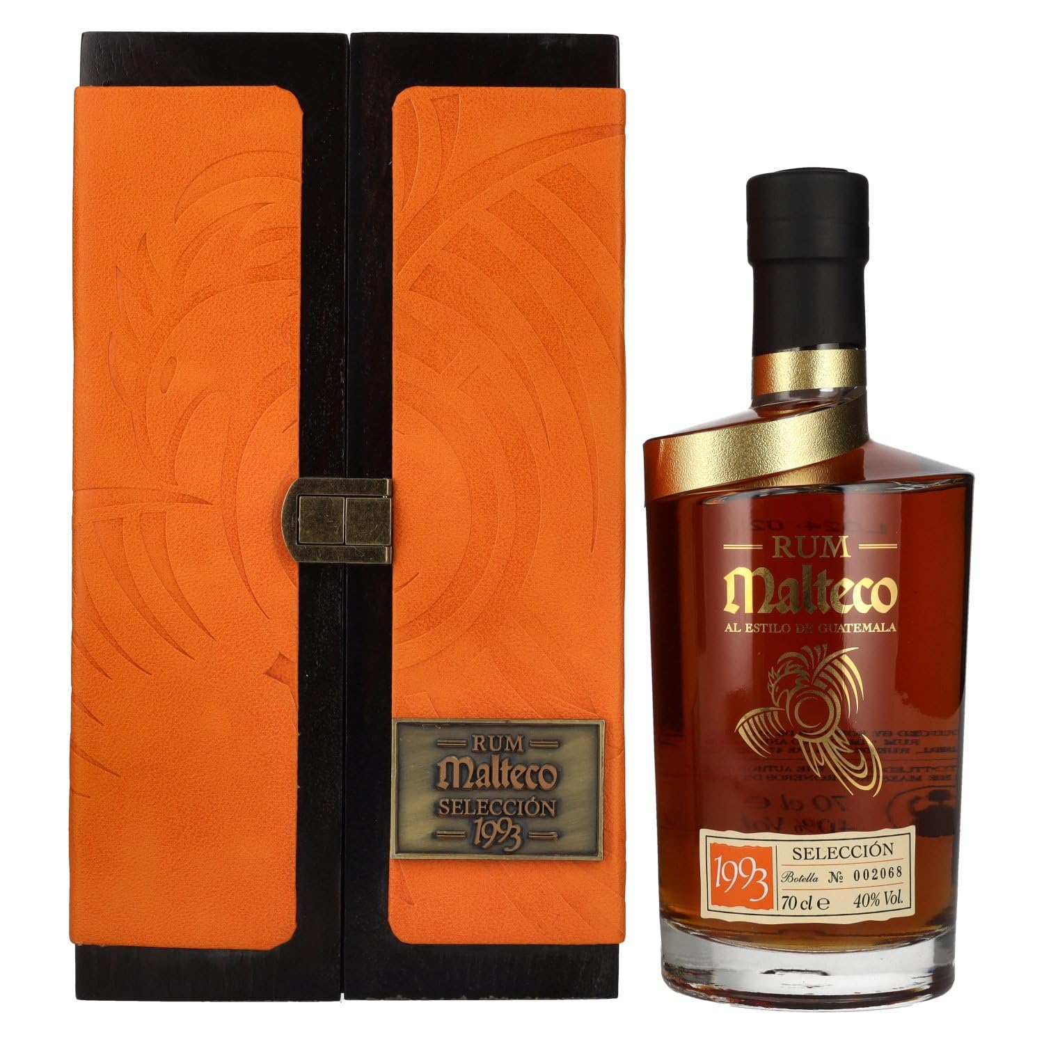Ron Malteco SELECCIÓN 1993 40% Vol. 0,7l in Holzkiste — Piscosaveur