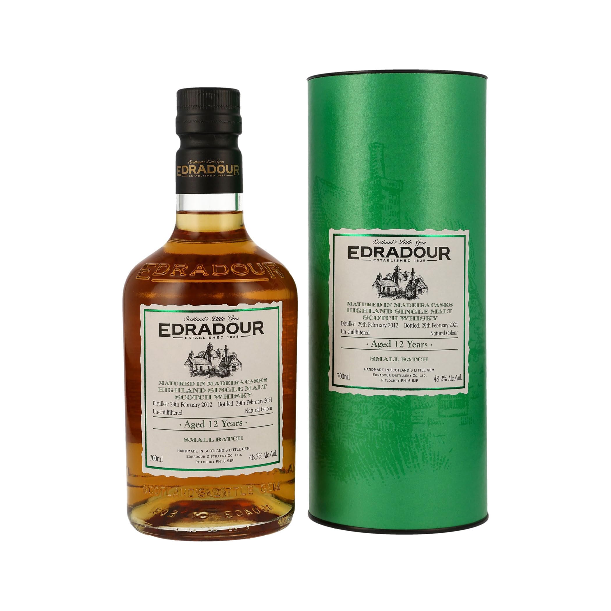 Edradour 12 Years Old Madeira Casks Highland Single Malt 2012 48,2% Vo — Piscosaveur