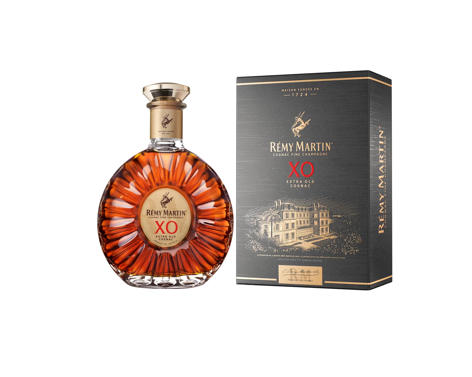 Rémy Martin XO EXTRA OLD Cognac Fine Champagne 40% Vol. 0,7l en boîte  — Piscosaveur