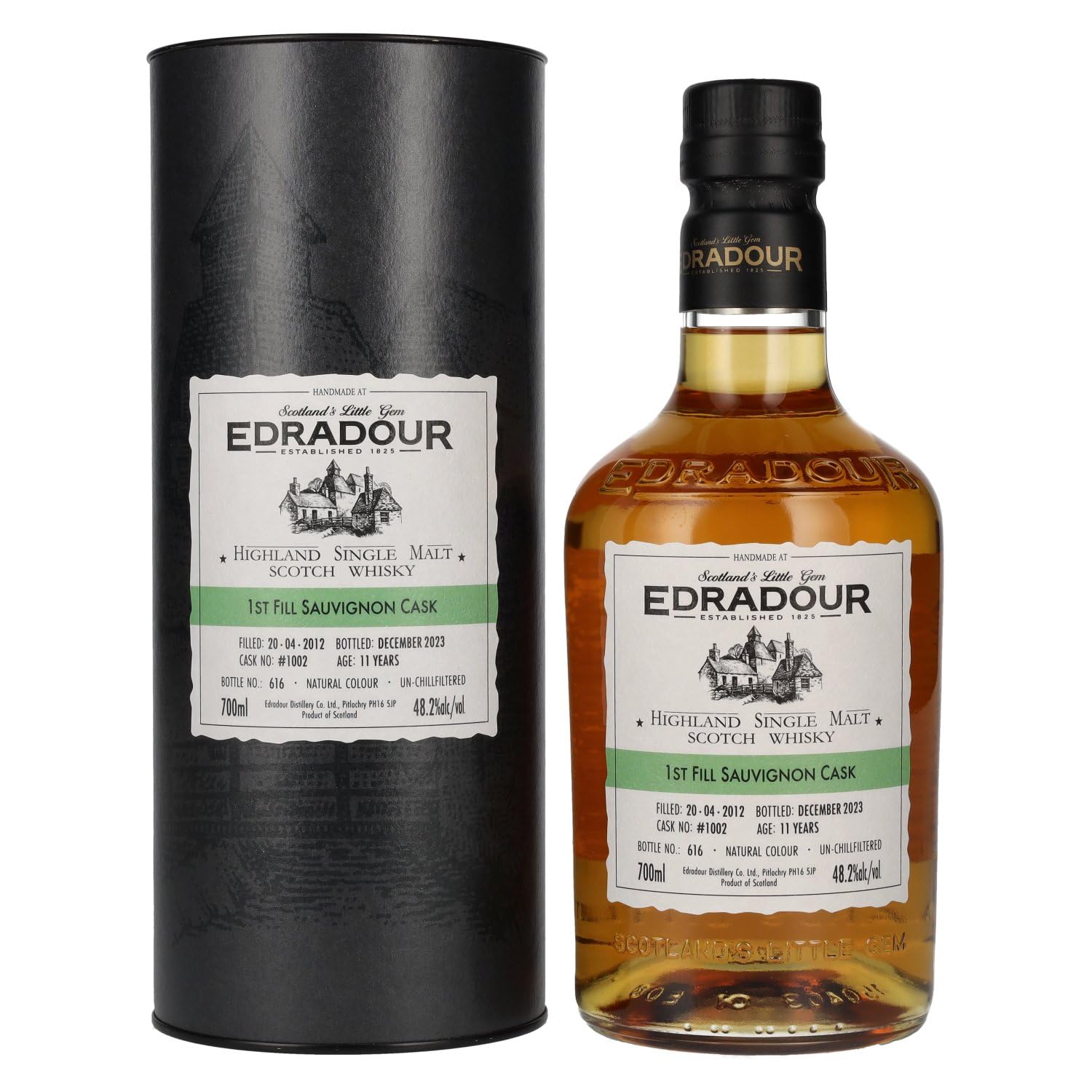 Edradour 11 Years Old ST. MICHAEL-EPPAN Sauvignon Cask #1001 2012 48,2 — Piscosaveur