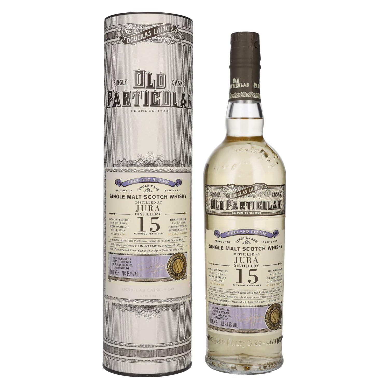 Douglas Laing OLD PARTICULAR Jura 15 Years Old Single Cask Malt 2008 4 — Piscosaveur