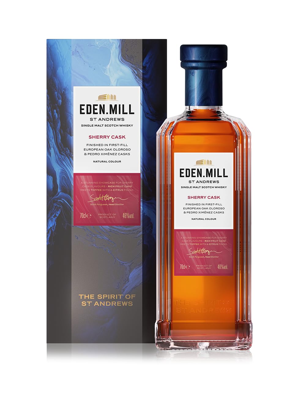 Eden Mill BOURBON CASK Single Malt Whisky 46% Vol. 0,7l en boîte cadea — Piscosaveur