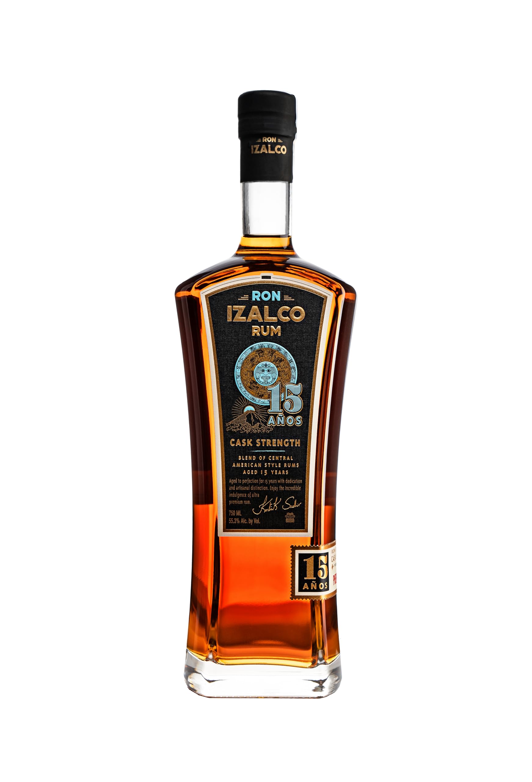 Ron Izalco 15 Años Rum CASK STRENGTH 55,3% Vol. 0,7l — Piscosaveur