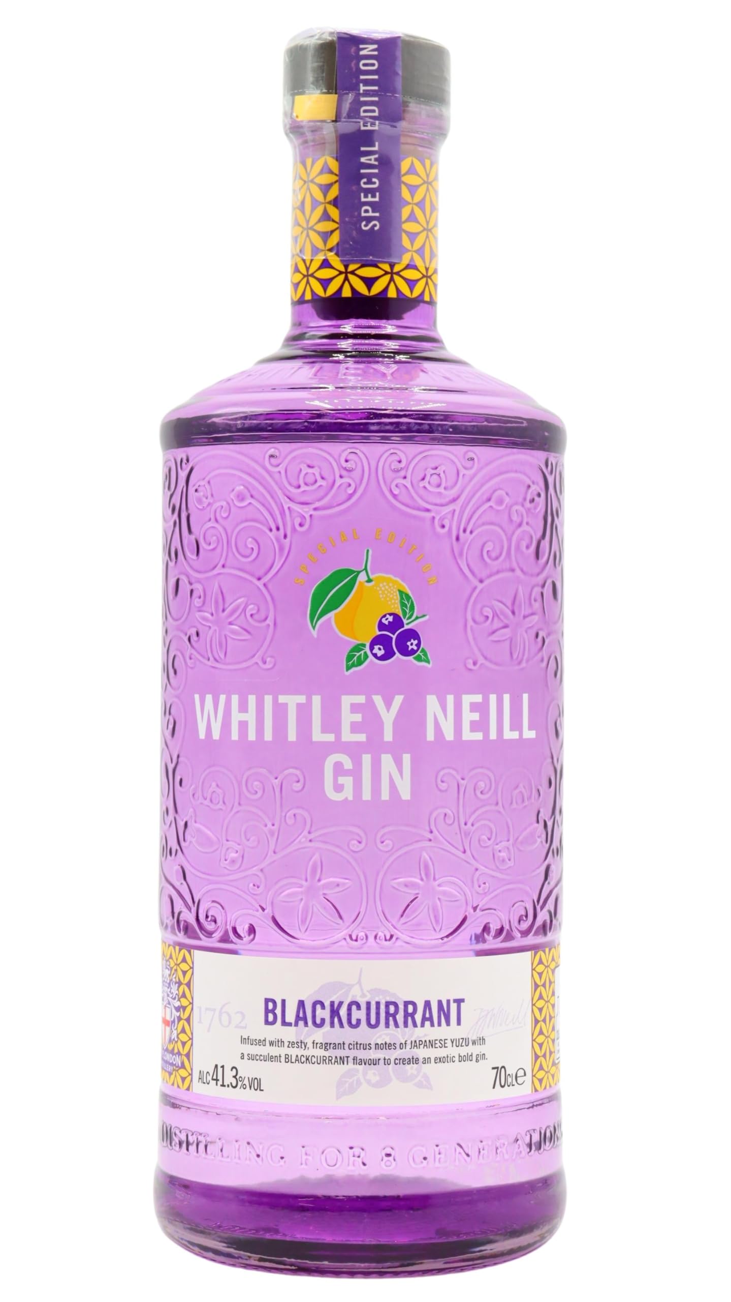 Whitley Neill BLACKCURRANT GIN 41,3% Vol. 0,7l