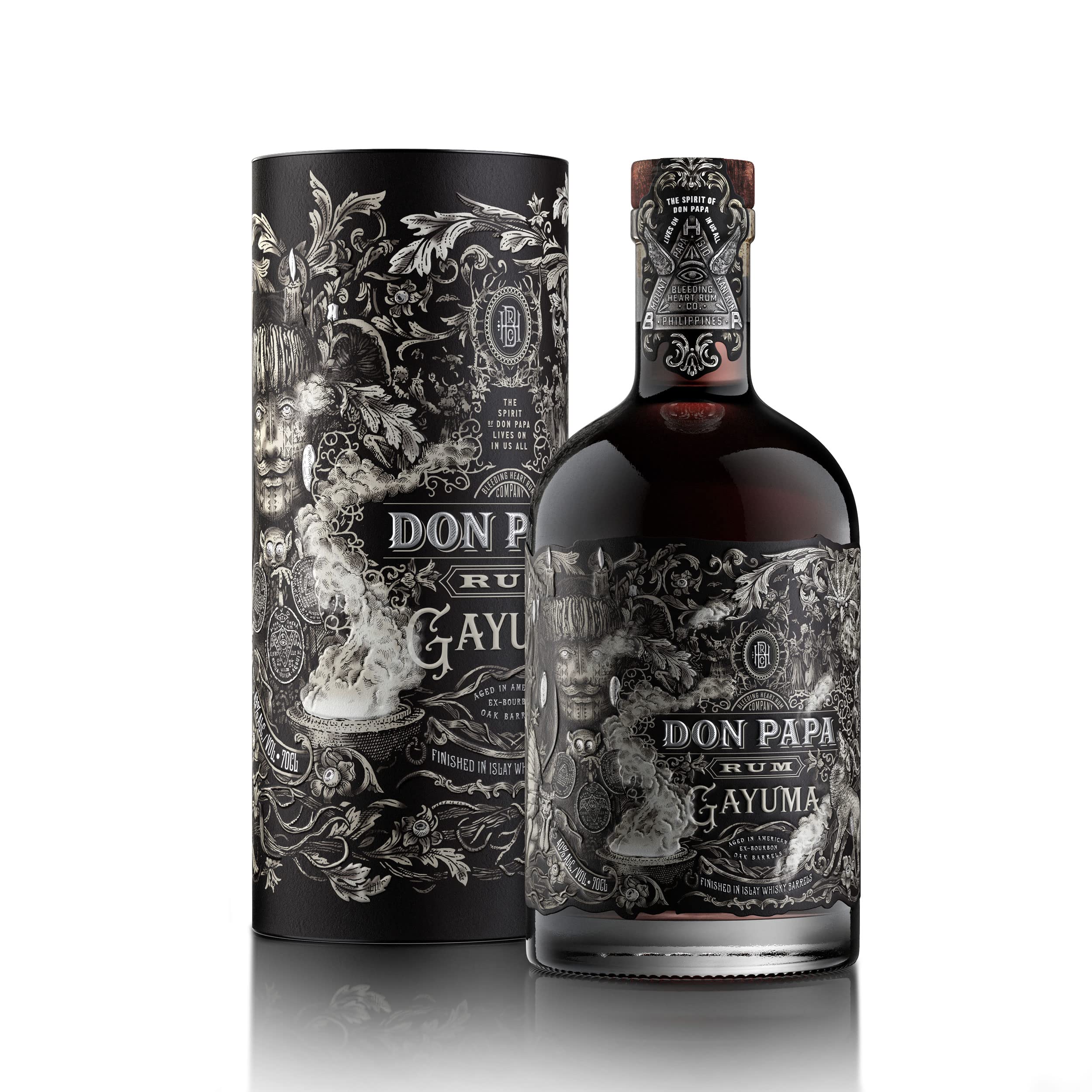 Don Papa GAYUMA Rum 40% Vol. 0,7l en boîte cadeau — Piscosaveur