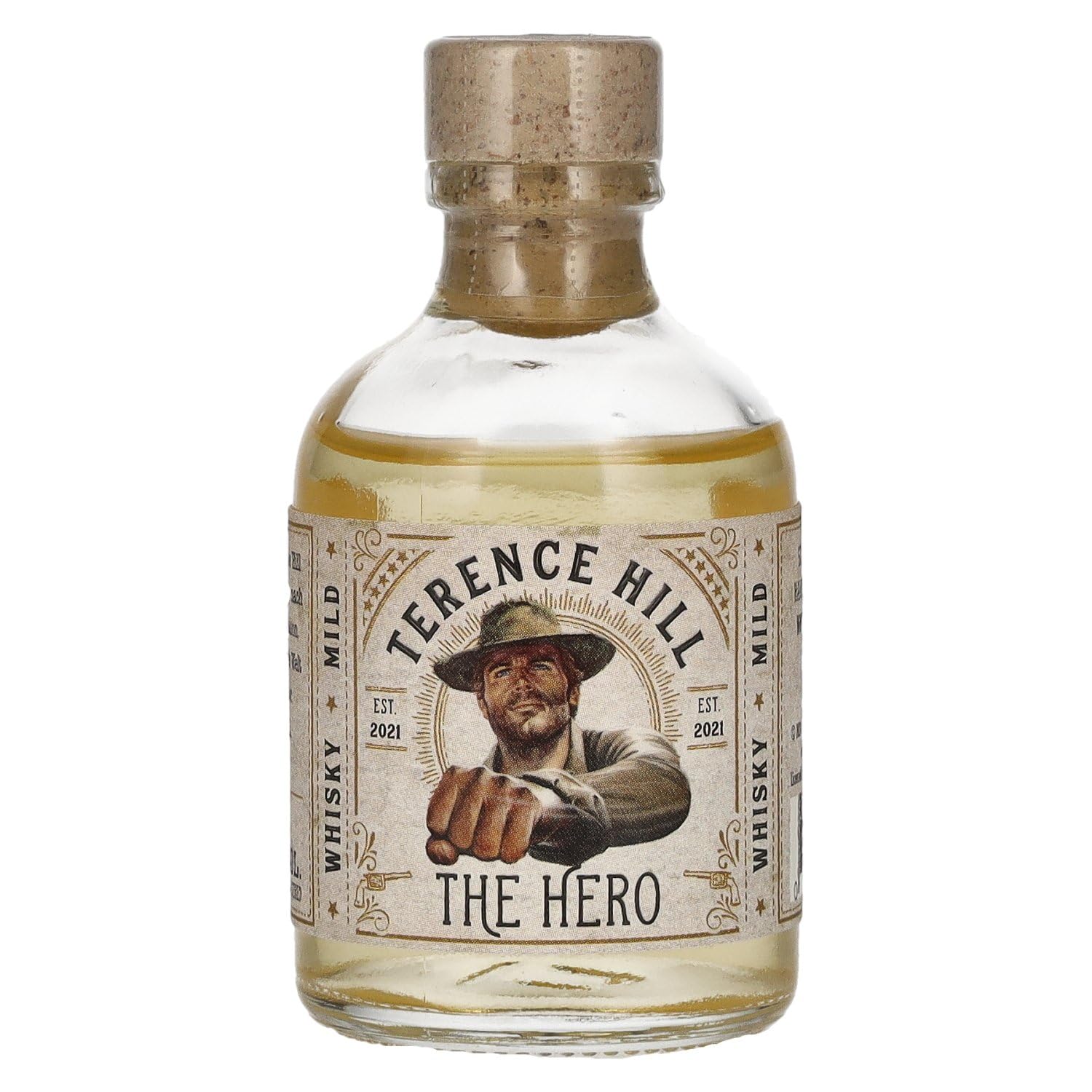Terence Hill THE HERO Whisky Mild 46% Vol. 0,05l — Piscosaveur