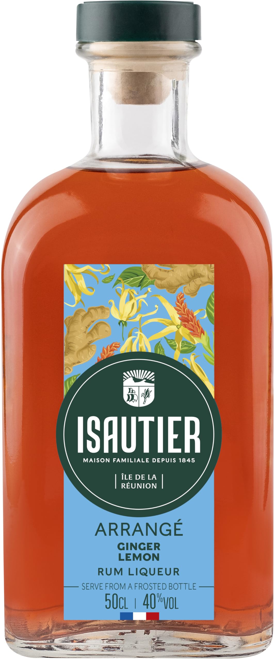 Isautier Arrangé GINGER LEMON Rum Liqueur 40% Vol. 0,5l