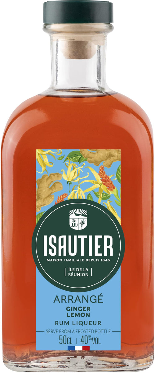 Isautier Arrangé GINGER LEMON Rum Liqueur 40% Vol. 0,5l — Piscosaveur