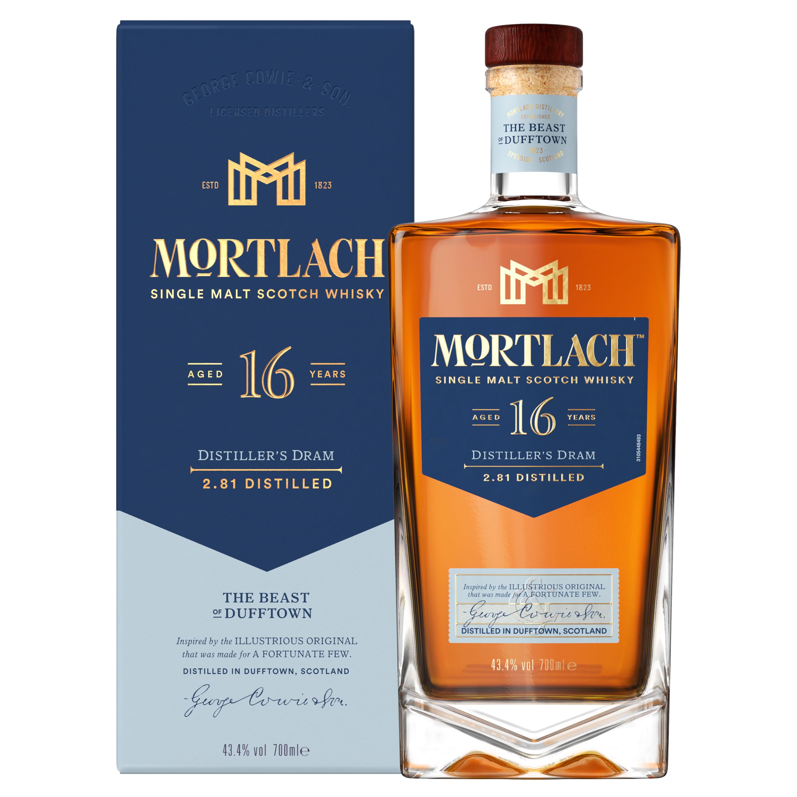 Mortlach 16 Years Old DISTILLER'S DRAM Single Malt 43,4% Vol. 0,7l en  — Piscosaveur