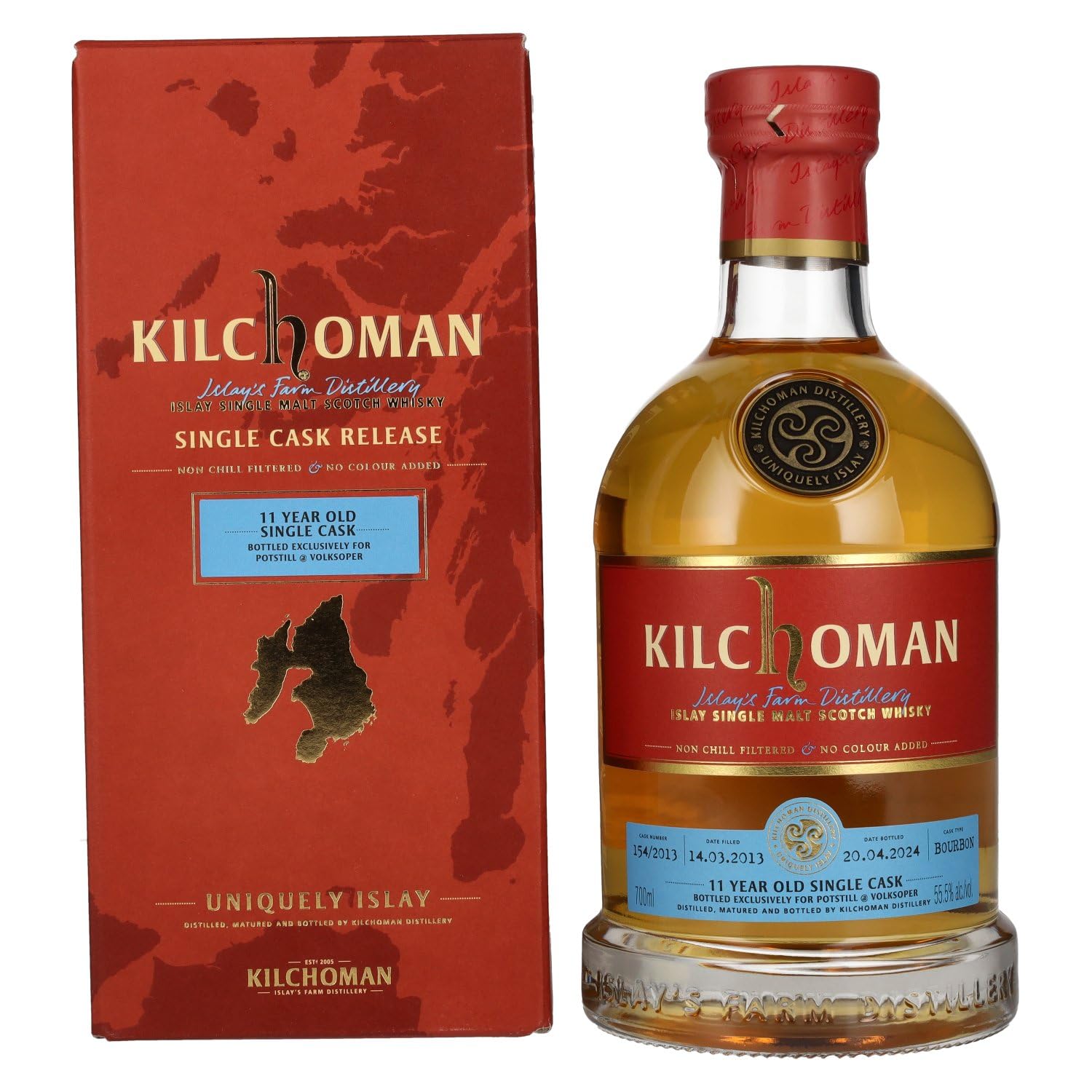 Kilchoman 11 Years Old Islay Single Cask Release 2024 55,5% Vol. 0,7l  — Piscosaveur