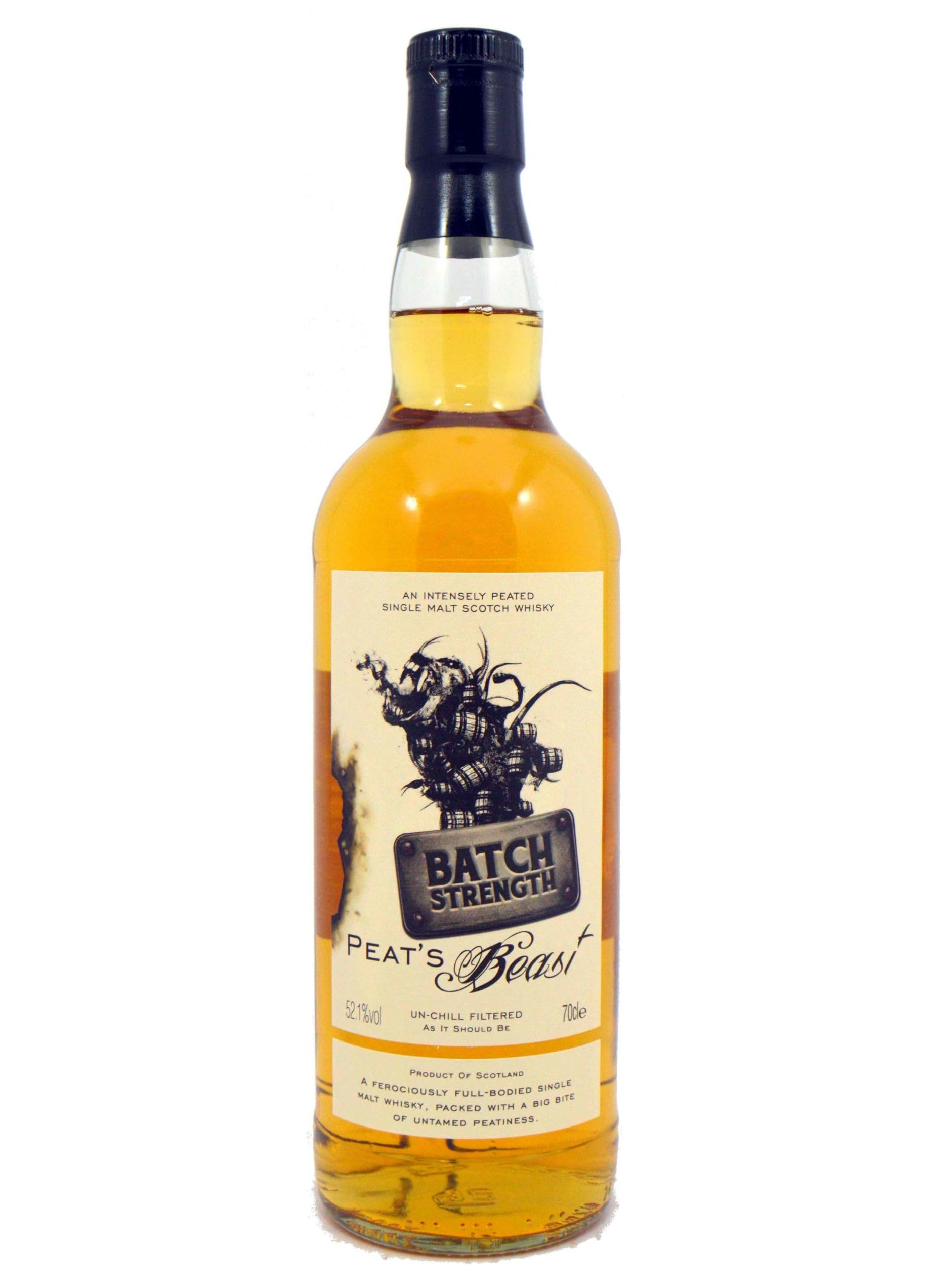 Peat's Beast Batch Strength 52,1% Vol. 0,7l en boîte cadeau — Piscosaveur