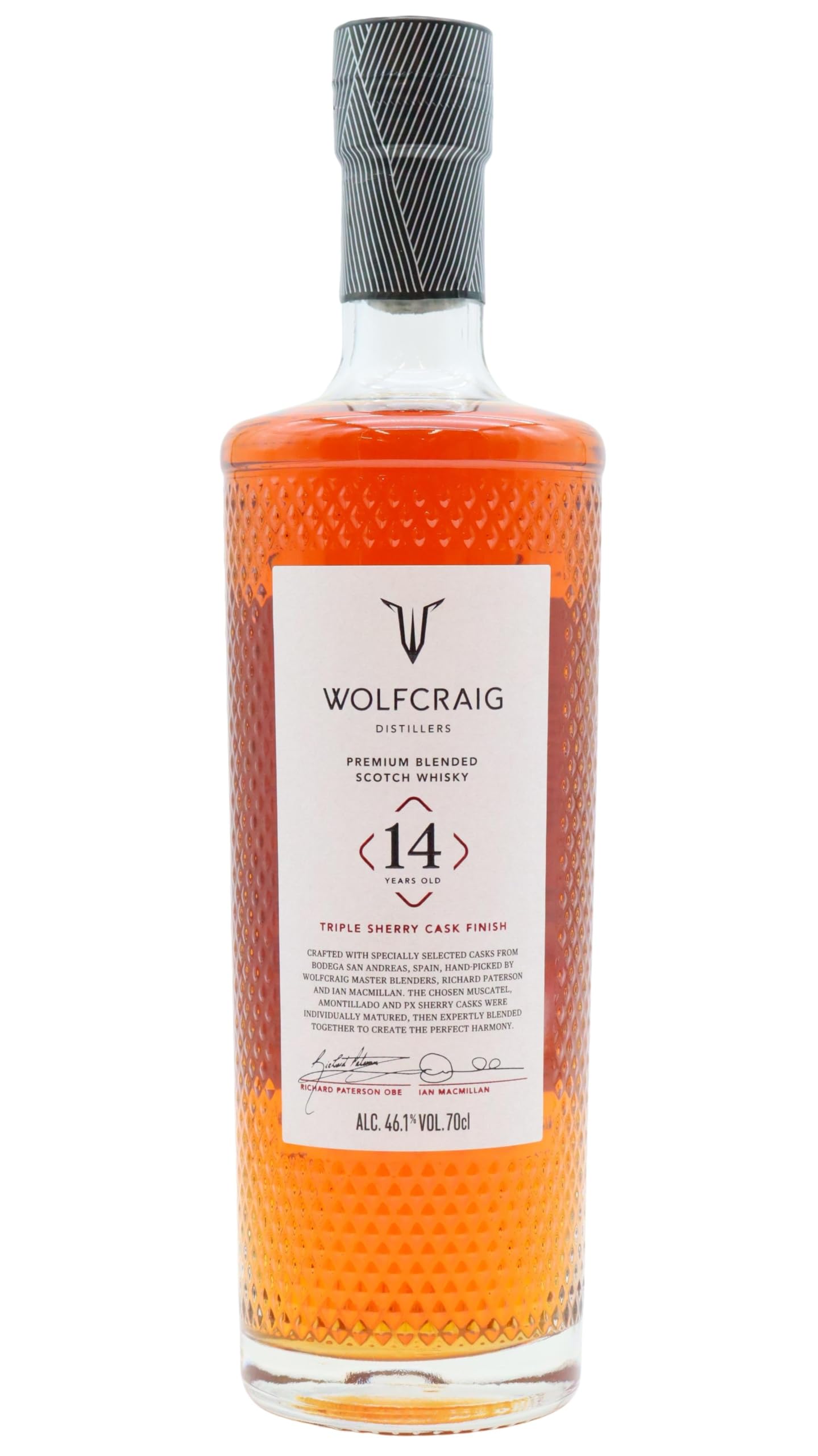 Wolfcraig 14 Years Old Triple Sherry Cask Finish Premium Blended Whisky 46,1% Vol. 0,7l