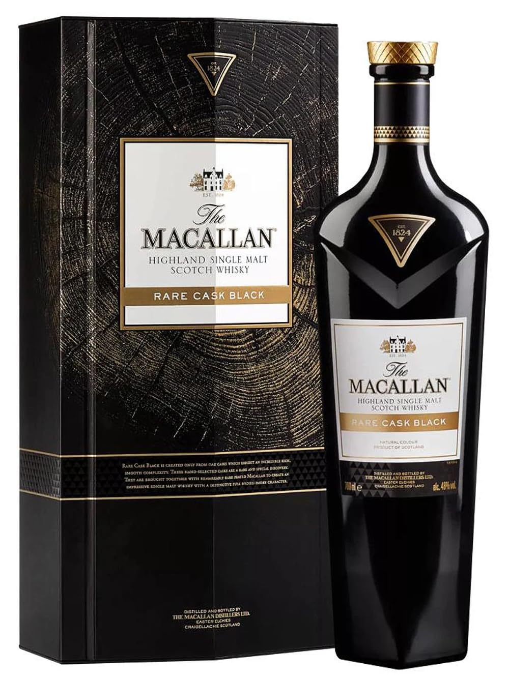 The Macallan Rare Cask Black 48% Vol. 0,7l en boîte cadeau — Piscosaveur