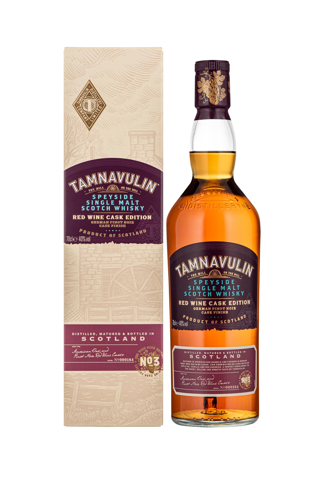 Tamnavulin GERMAN PINOT NOIR CASK Speyside Single Malt Scotch Whisky 4 — Piscosaveur