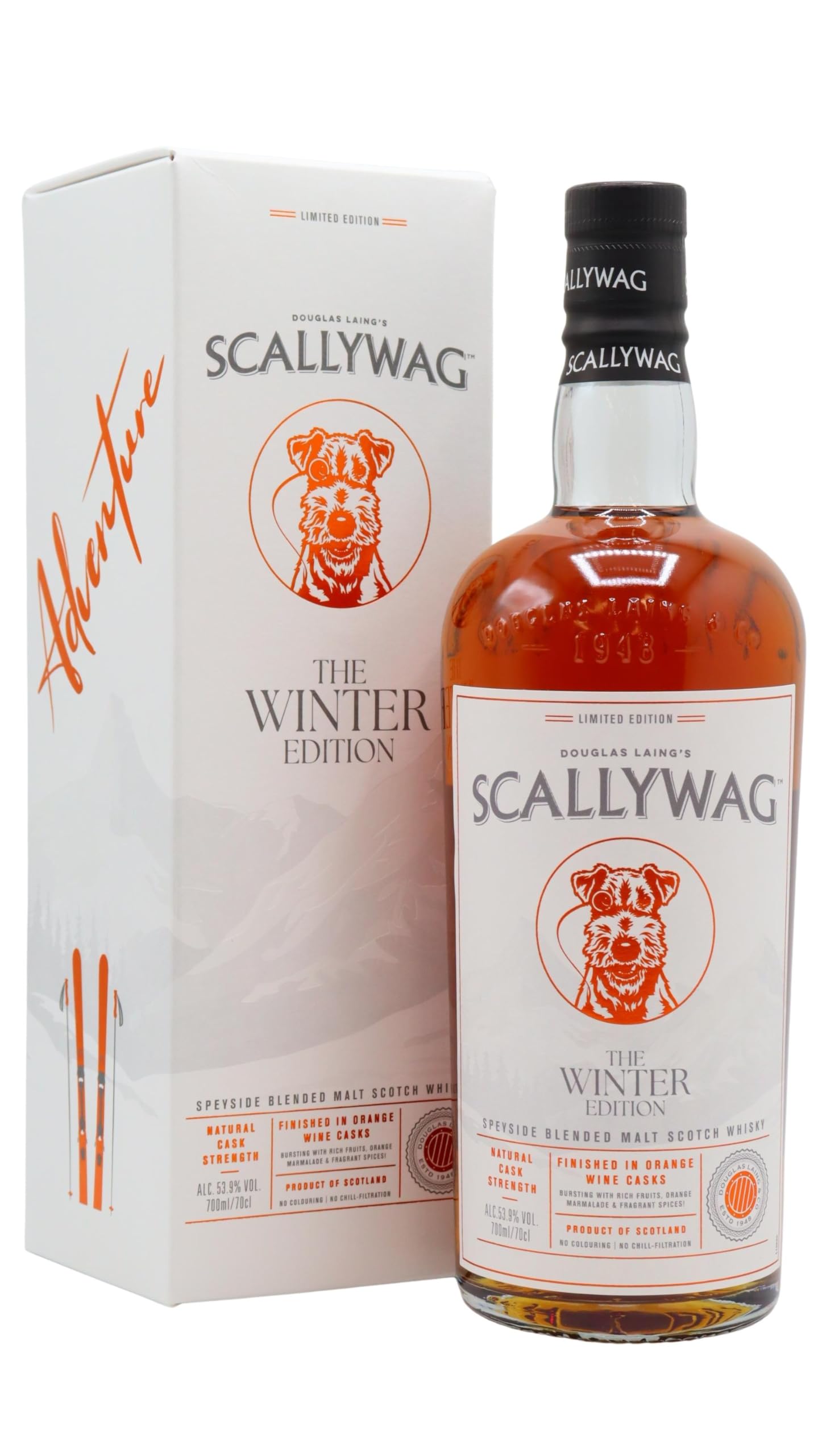 Douglas Laing SCALLYWAG The Winter Edition 53,9% Vol. 0,7l en boîte ca — Piscosaveur