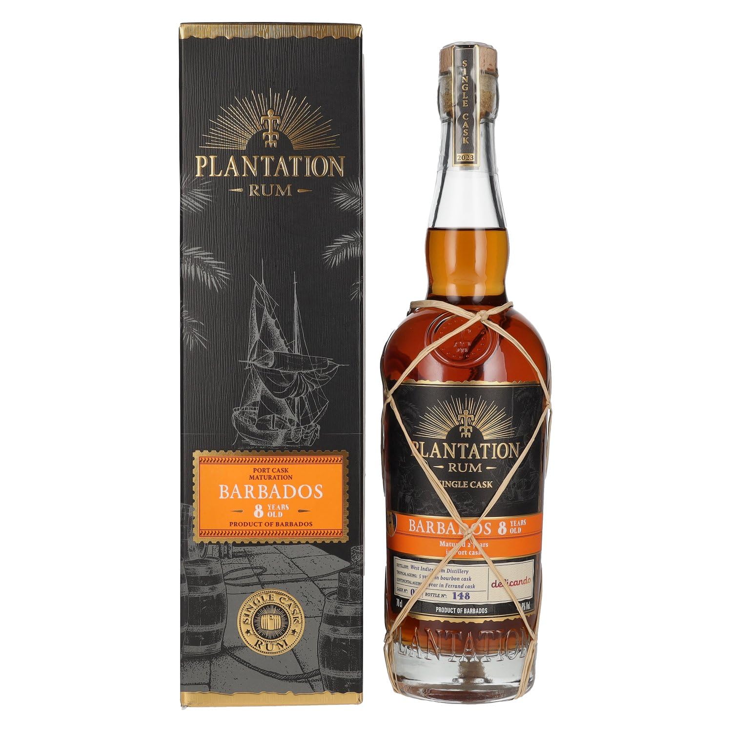 Plantation Rum BARBADOS 8 Years Old Port Finish by delicando 2023 46,8 — Piscosaveur