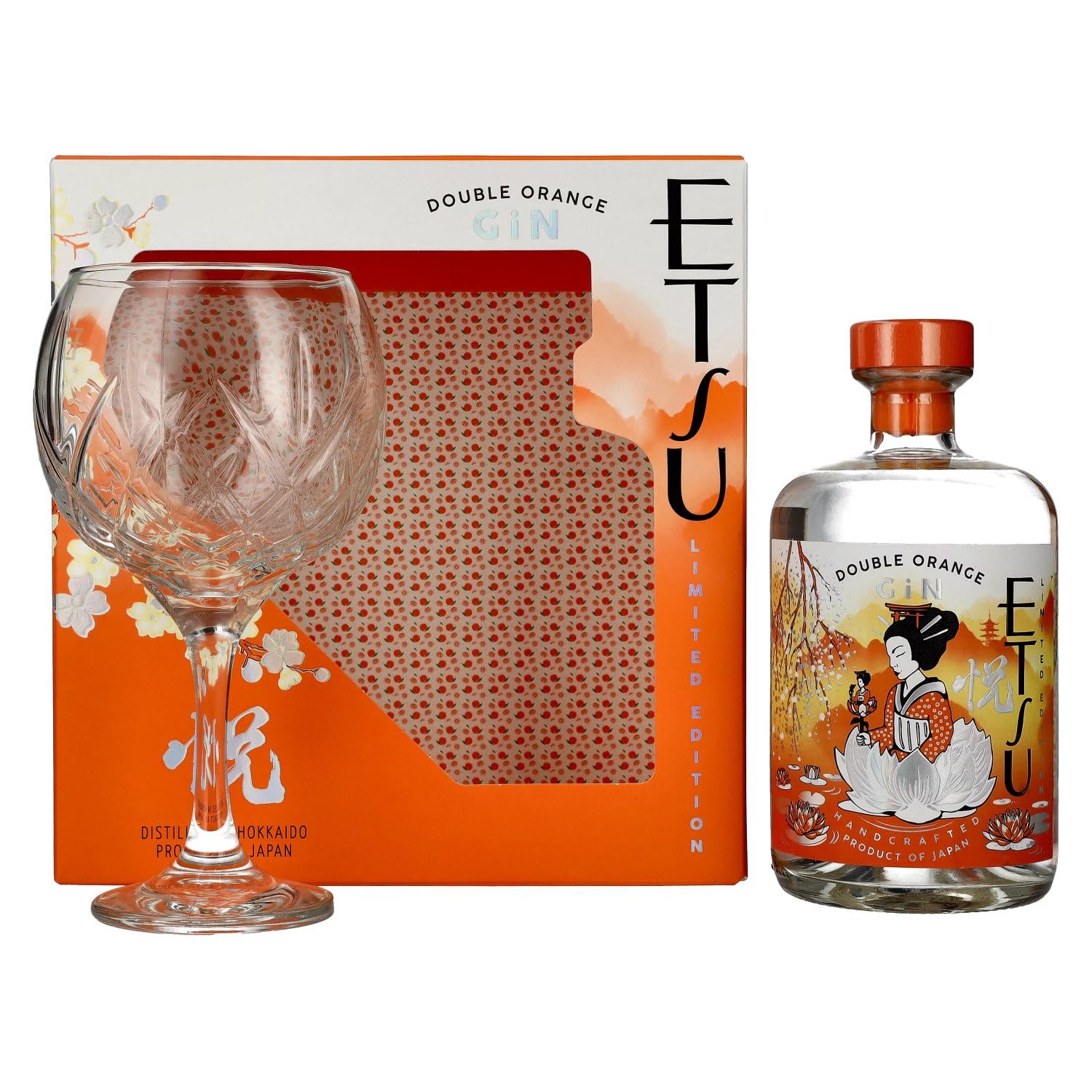 Etsu Gin DOUBLE ORANGE Limited Edition 43% Vol. 0,7l en boîte cadeau a — Piscosaveur
