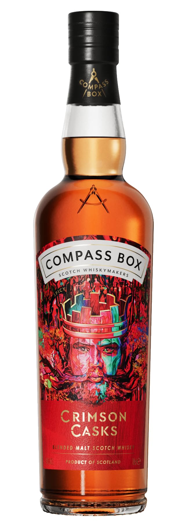 Compass Box CRIMSON CASKS Blended Scotch Whisky 46% Vol. 0,7l — Piscosaveur