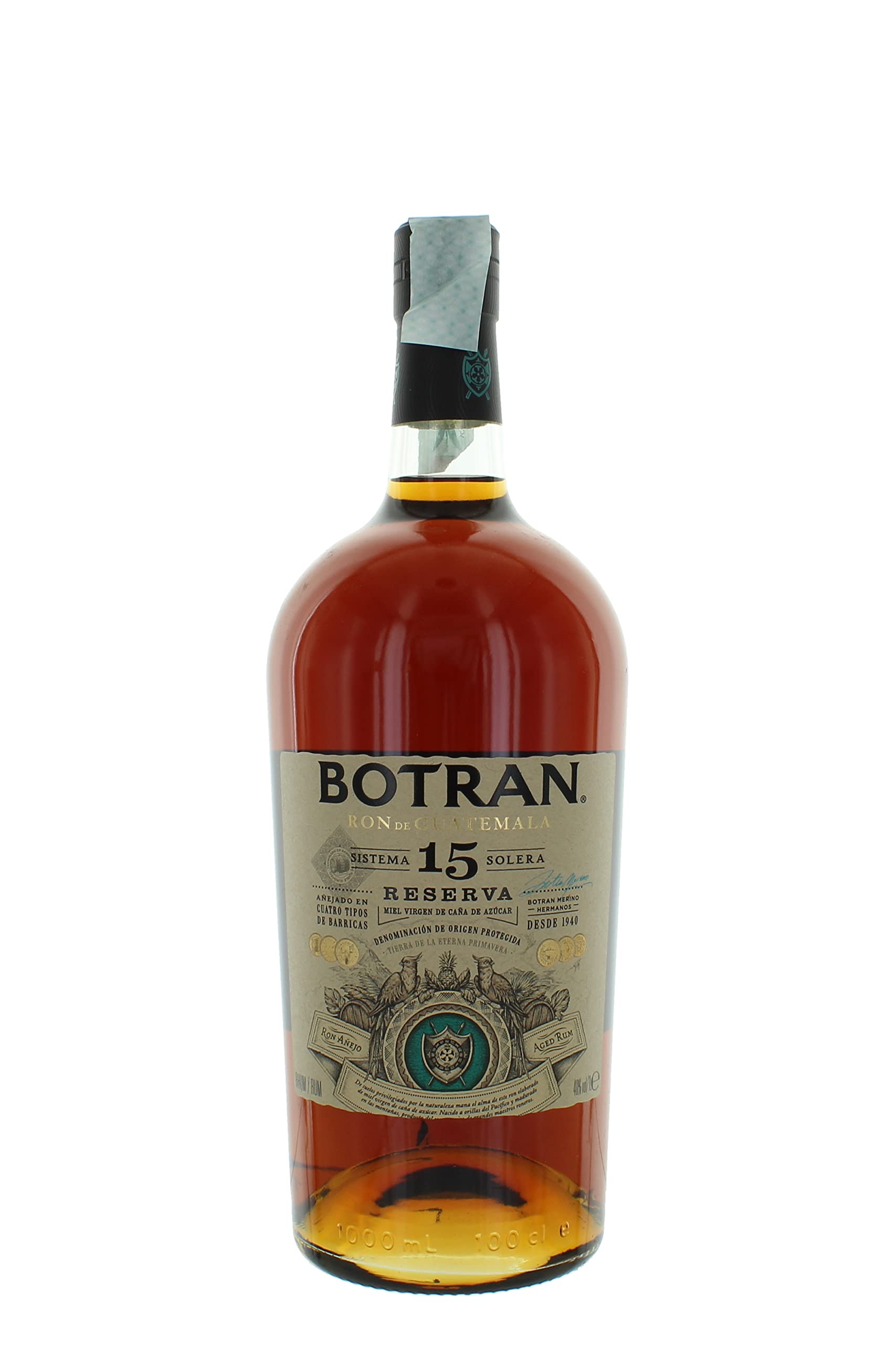 Botran Ron Añejo Reserva 15 Sistema Solera 40% Vol. 1l