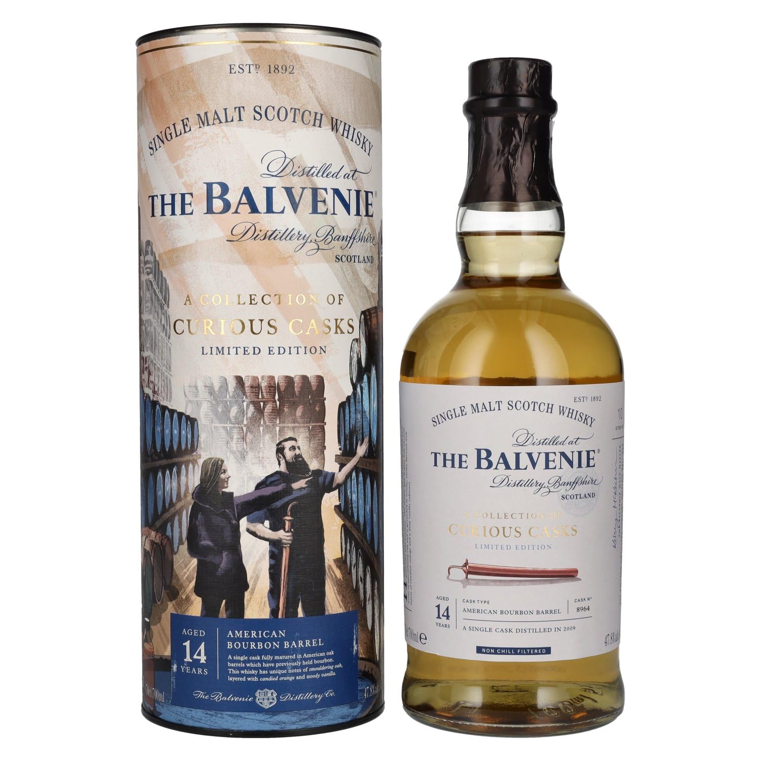 The Balvenie 14 Years Old A Collection of Curious Casks AMERICAN BOURB — Piscosaveur