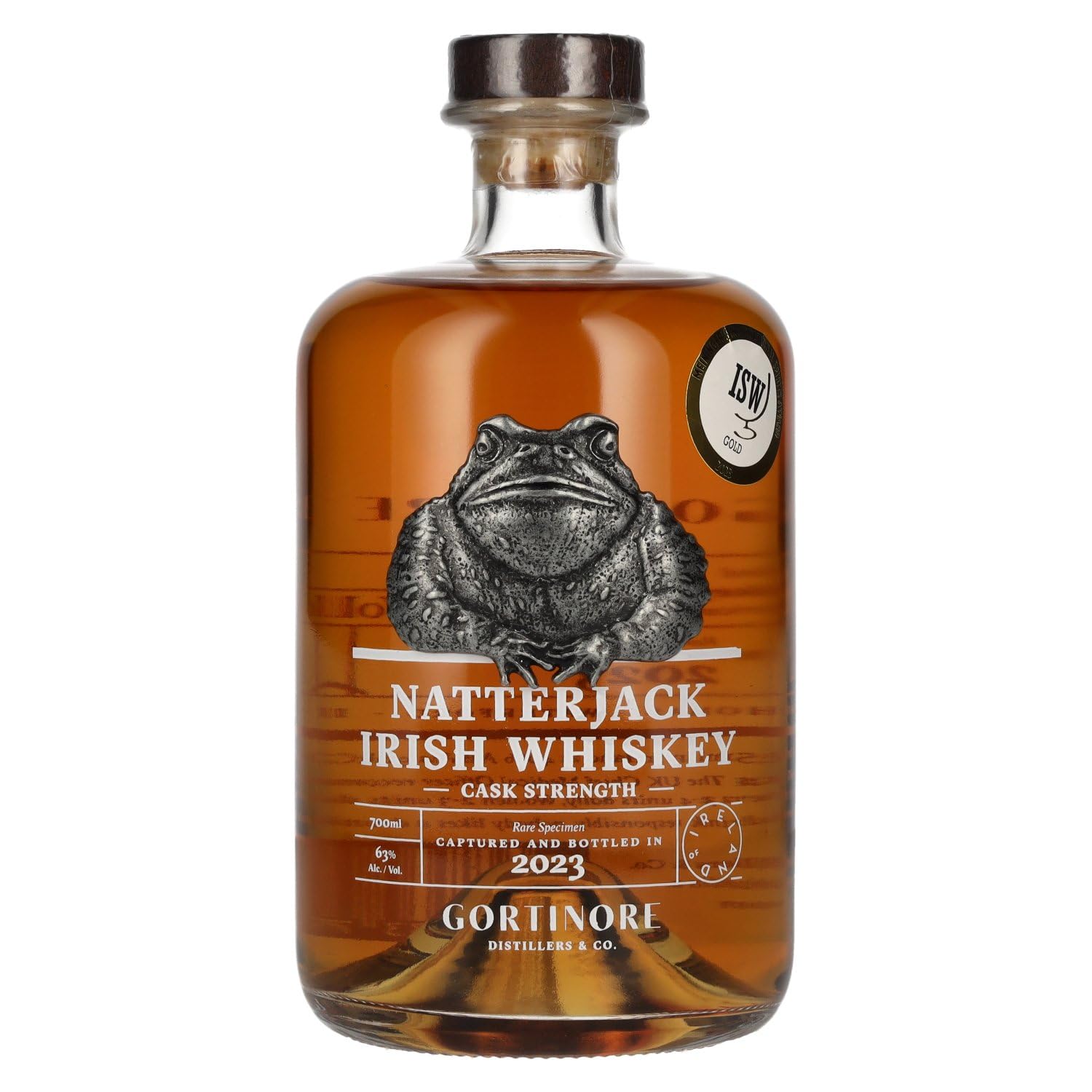Natterjack Irish Whiskey Cask Strength 2023 63% Vol. 0,7l — Piscosaveur