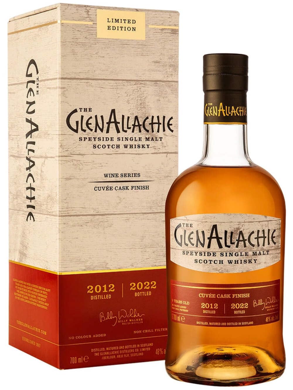 The GlenAllachie WINE SERIES Cuvée Cask Finish 2012 48% Vol. 0,7l en b — Piscosaveur