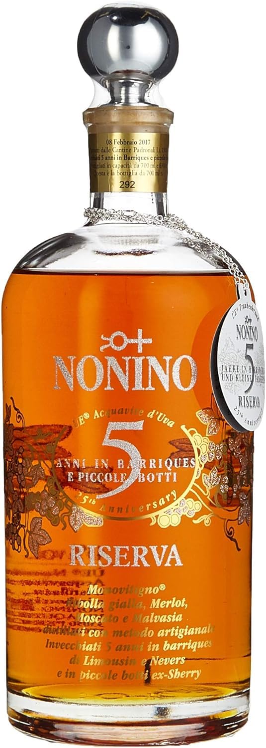 Nonino Grappa ÙE Monovitigno Riserva 25th Anniversary 43% Vol. 0,7l — Piscosaveur