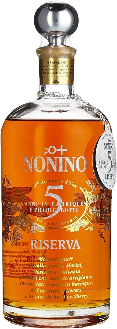 Nonino Grappa ÙE Monovitigno Riserva 25th Anniversary 43% Vol. 0,7l — Piscosaveur